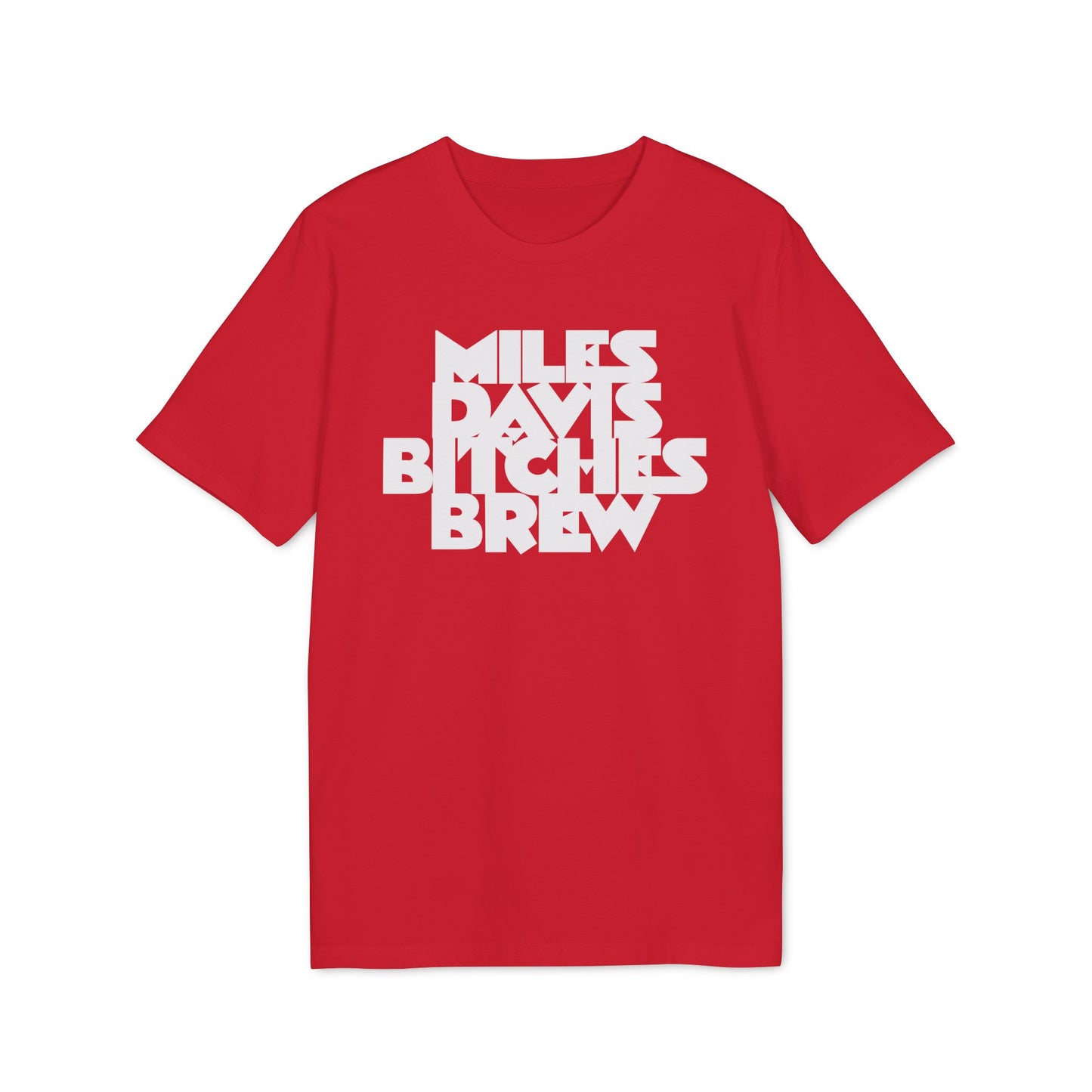 Bitches Brew Miles Davis Maglietta in Cotone Biologico