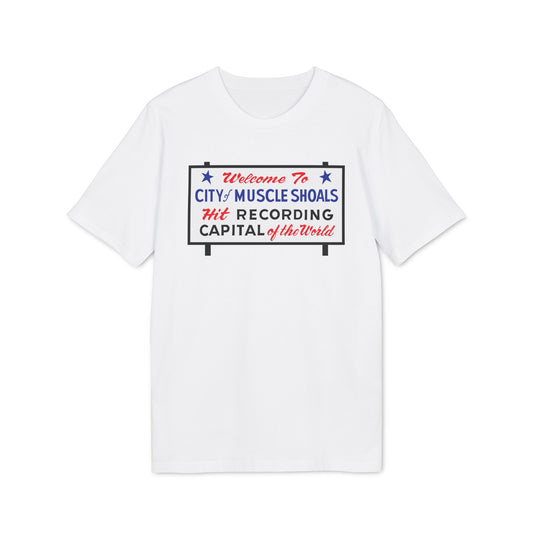 Welcome To Muscle Shoals Maglietta in Cotone Biologico