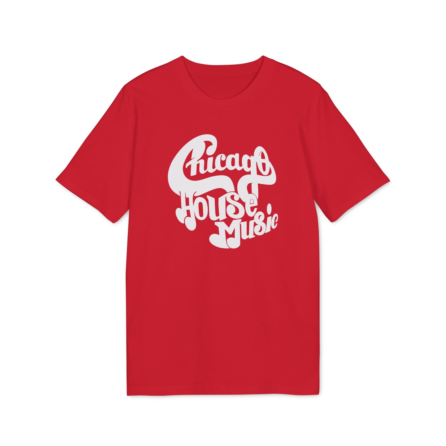 Chicago House Music Maglietta in Cotone Biologico