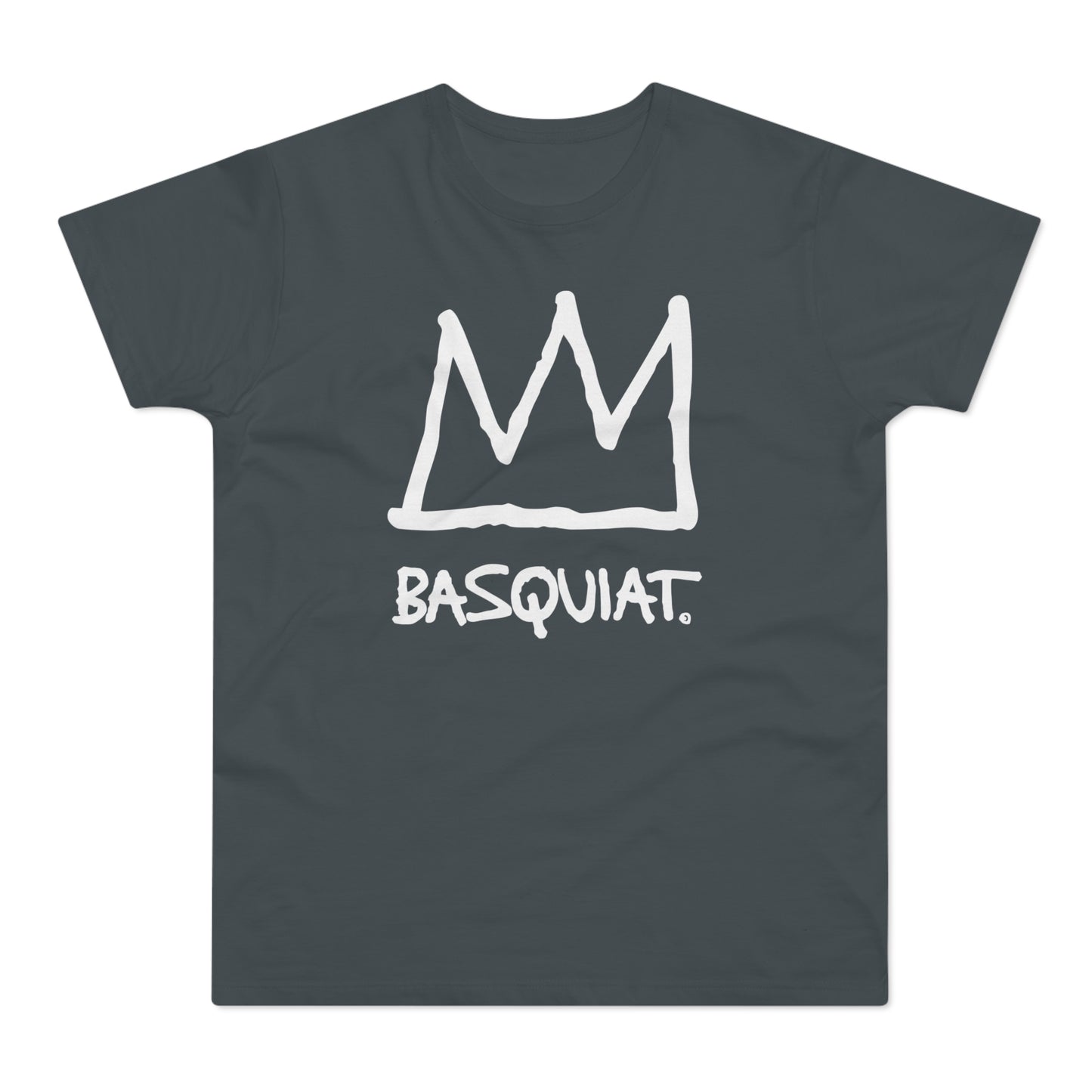 Jean Michel Basquiat Crown Logo Maglietta Peso Medio