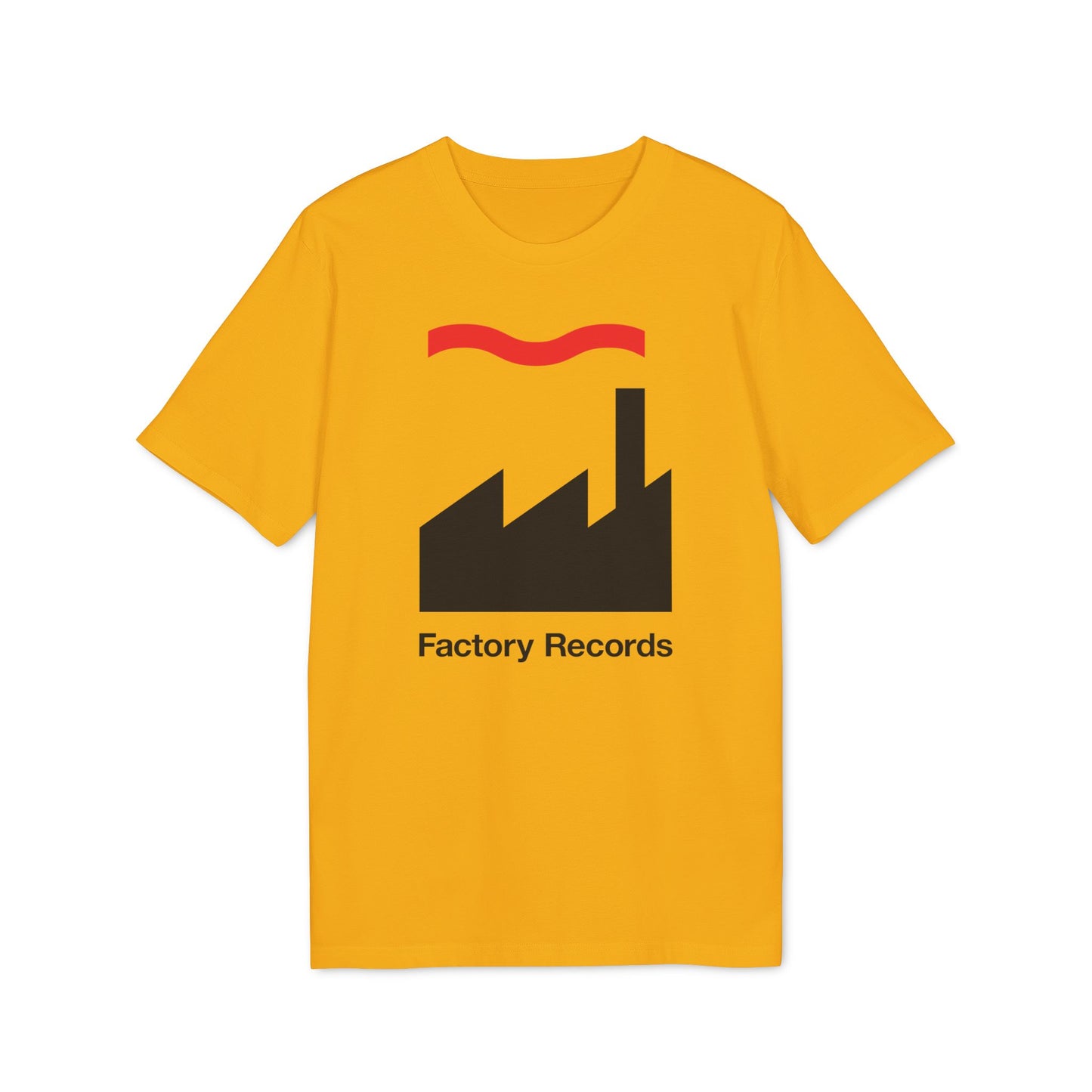 Factory Records Maglietta in Cotone Biologico