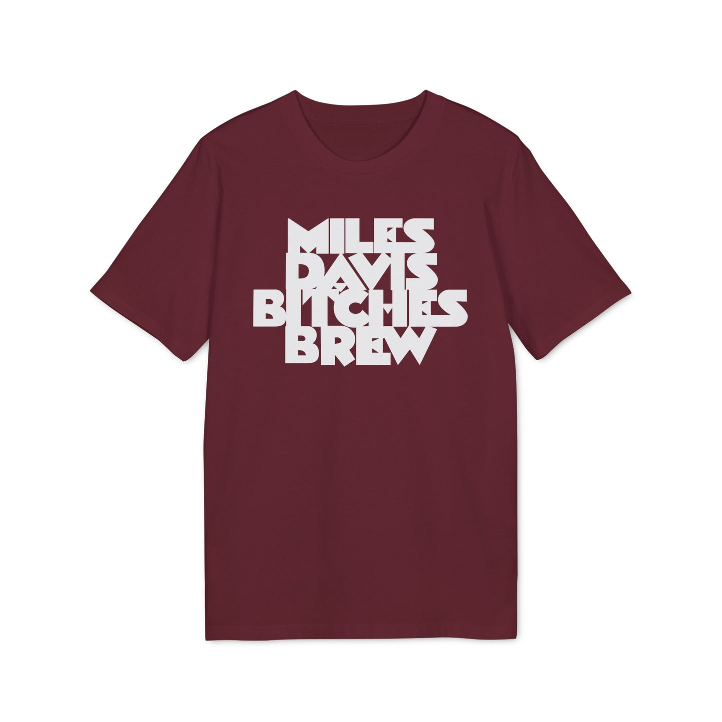 Bitches Brew Miles Davis Maglietta in Cotone Biologico