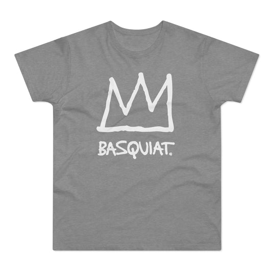 Jean Michel Basquiat Crown Logo Maglietta Peso Medio