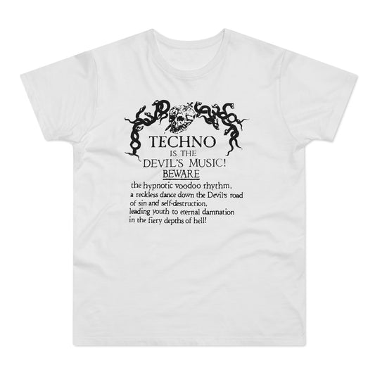 Techno is The Devil's Music Maglietta Peso Medio