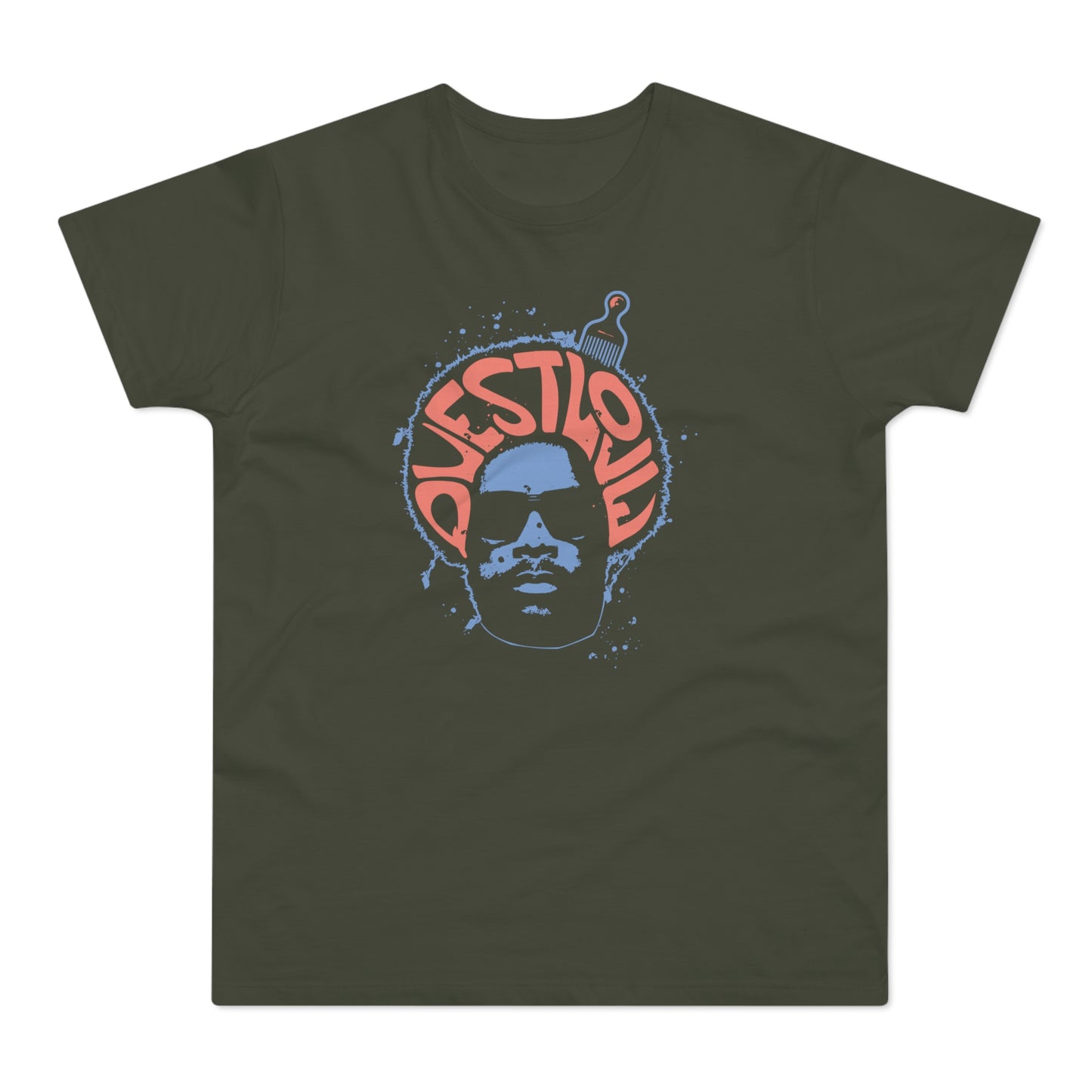 Questlove Afro Maglietta Peso Medio