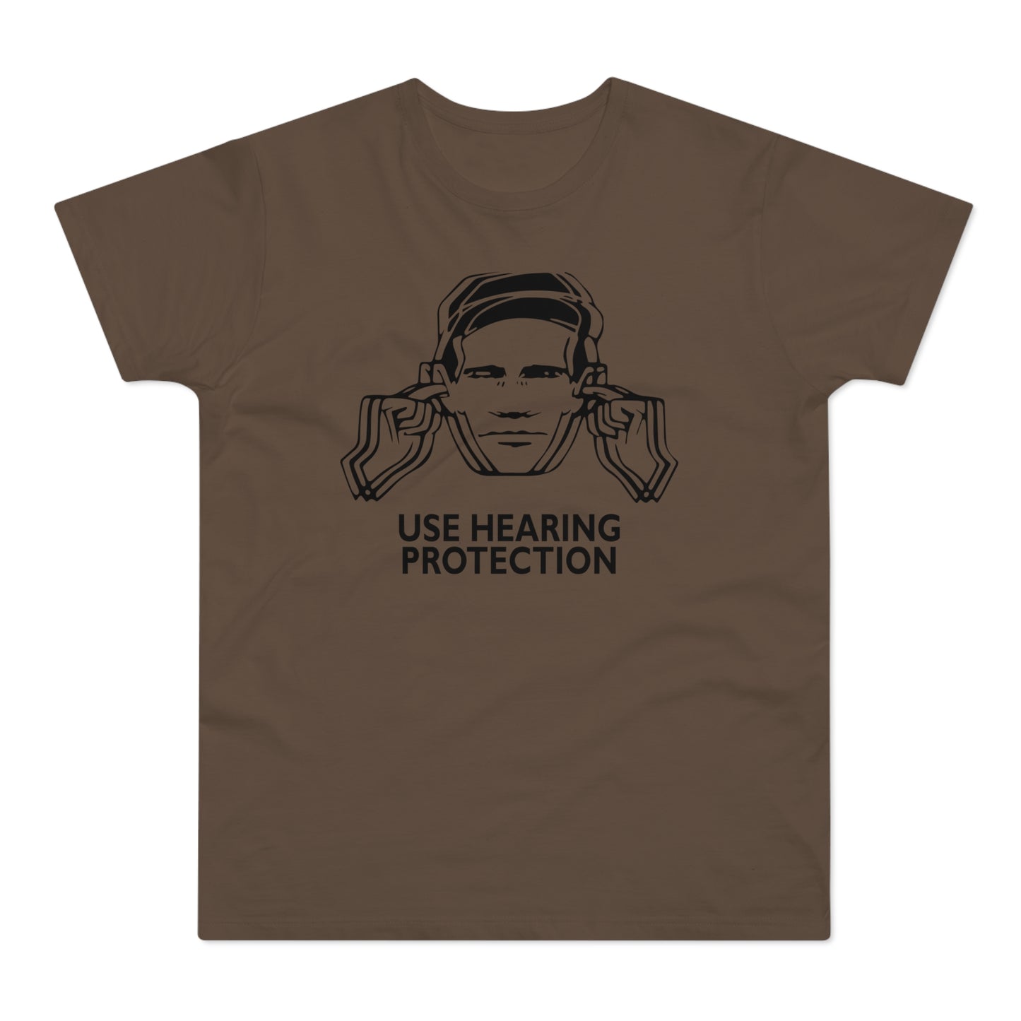 Use Hearing Protection Maglietta Peso Medio