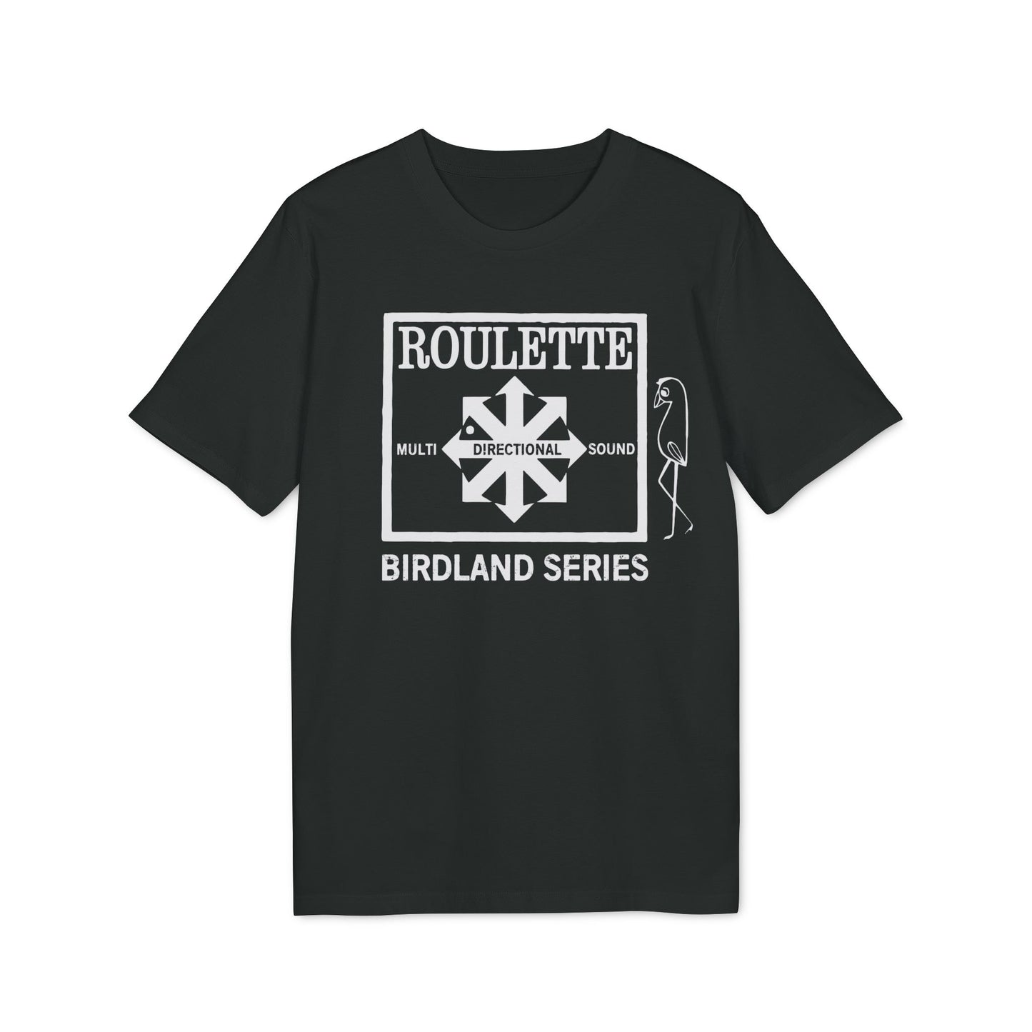 Roulette Records Birdland Series Maglietta in Cotone Biologico