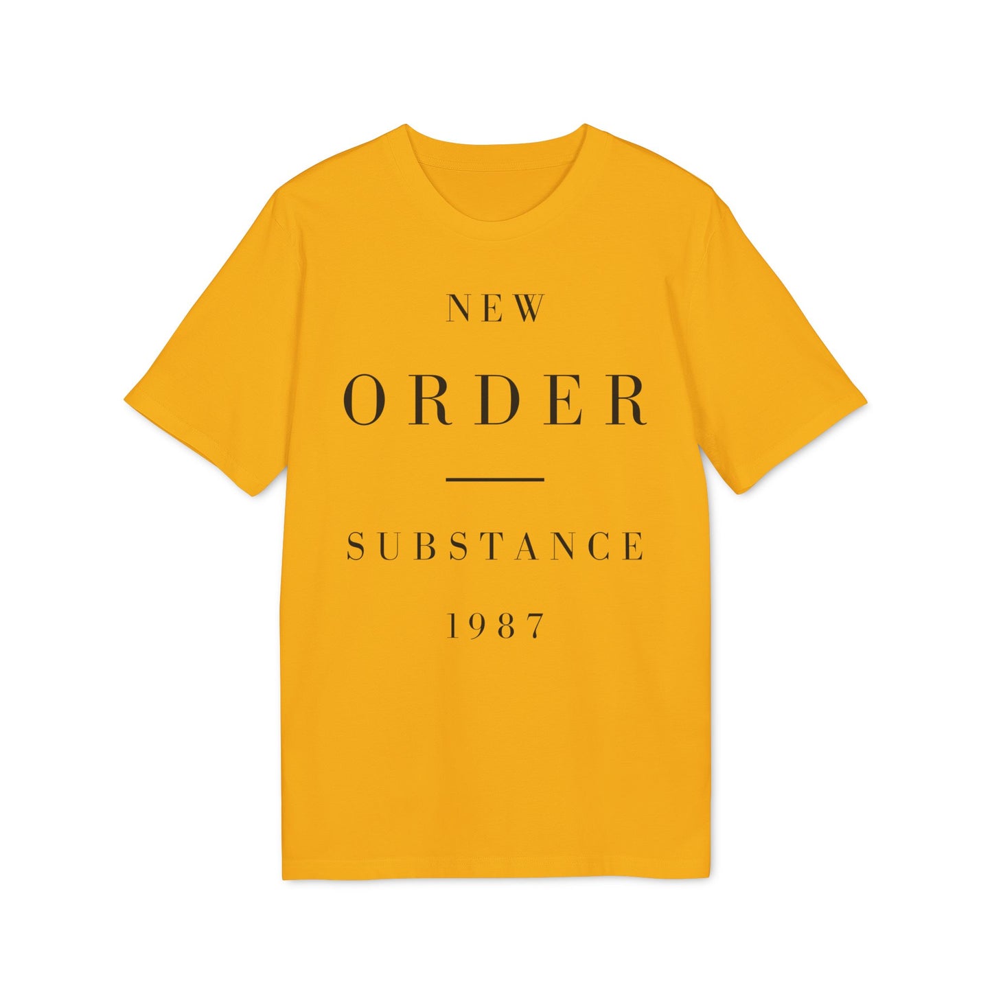 New Order Substance Maglietta in Cotone Biologico