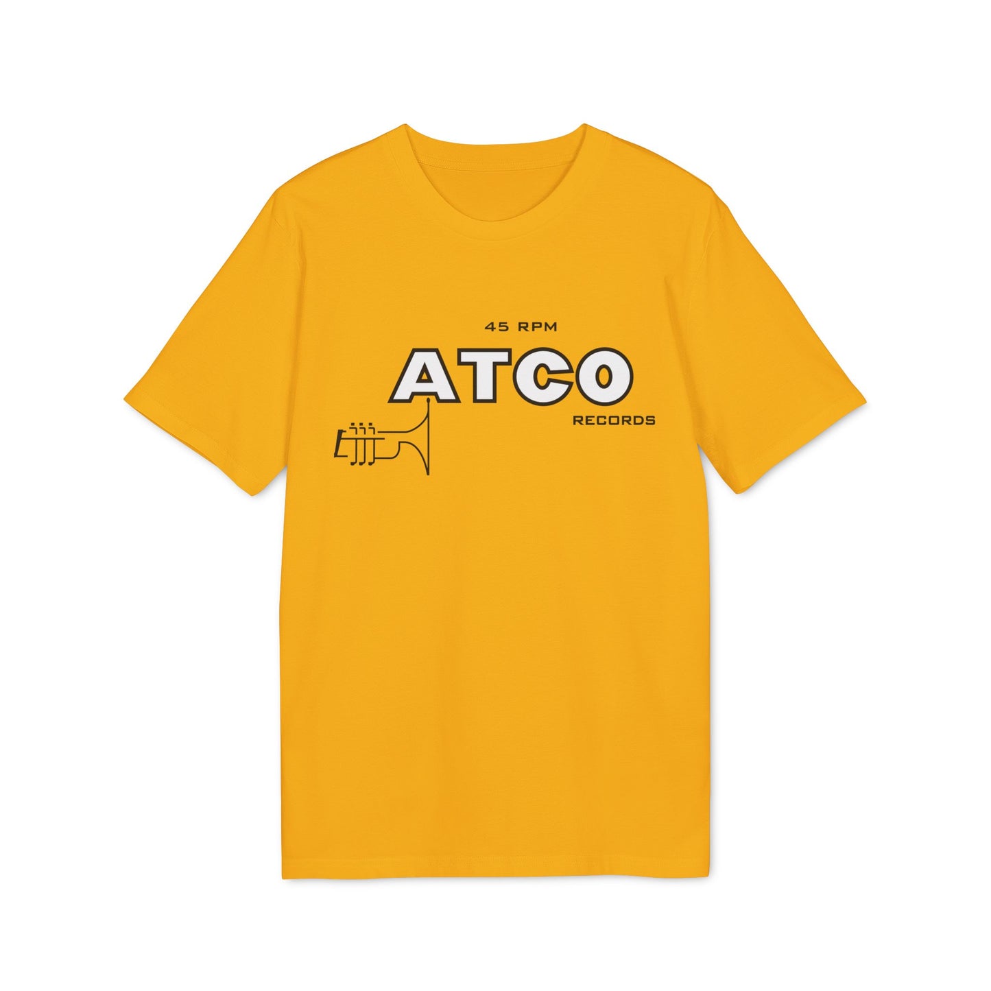 ATCO Records Maglietta in Cotone Biologico