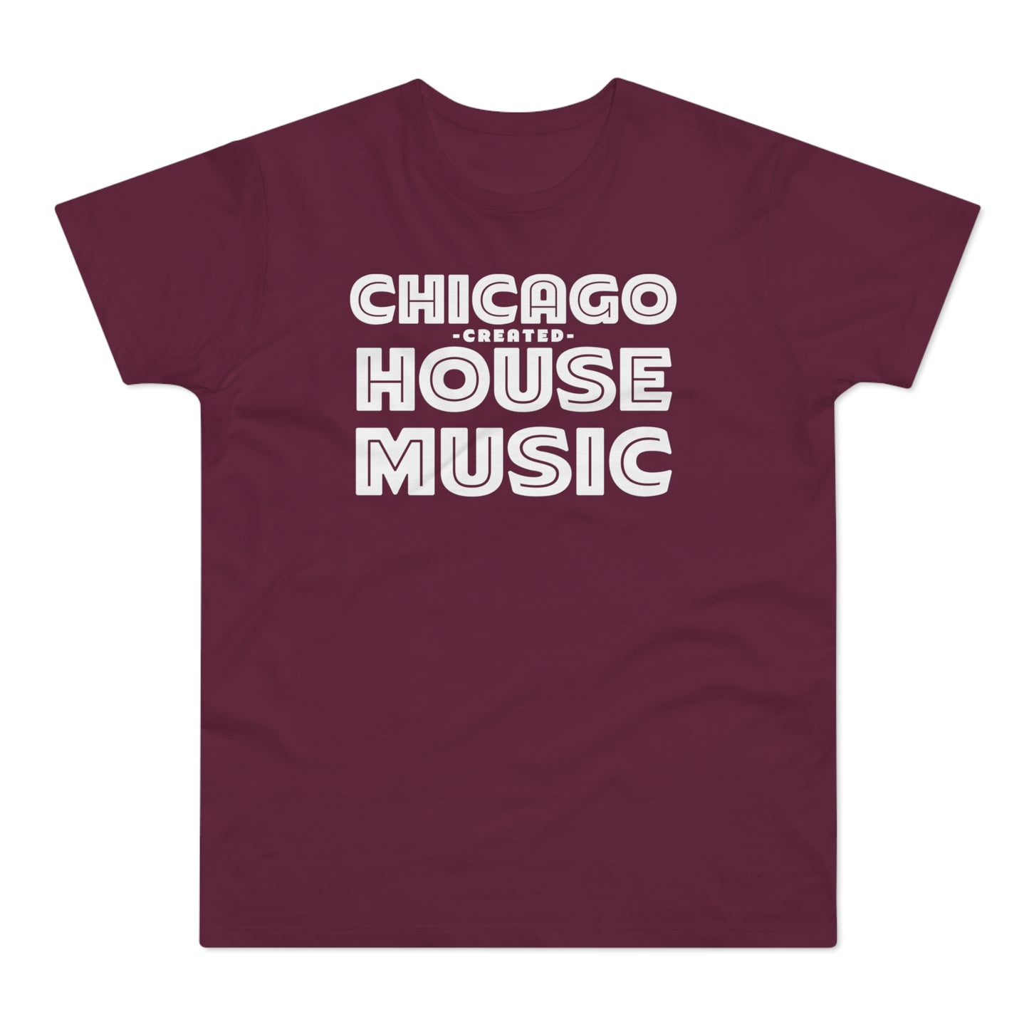 Chicago Created House Music Maglietta Peso Medio