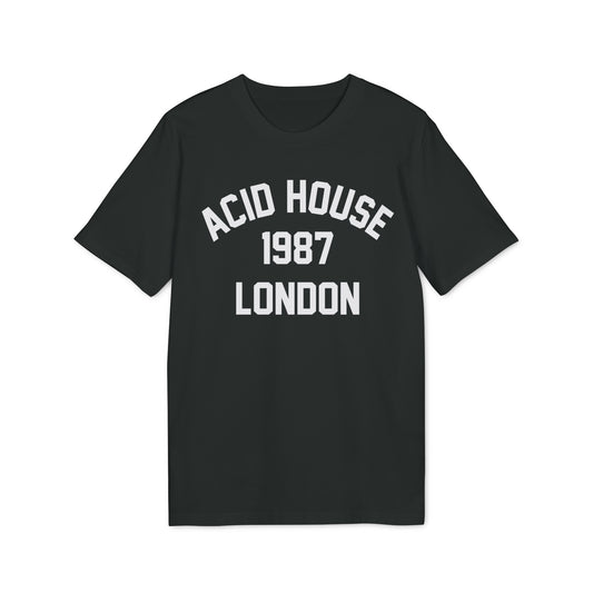 London 1987 Acid House Maglietta in Cotone Biologico