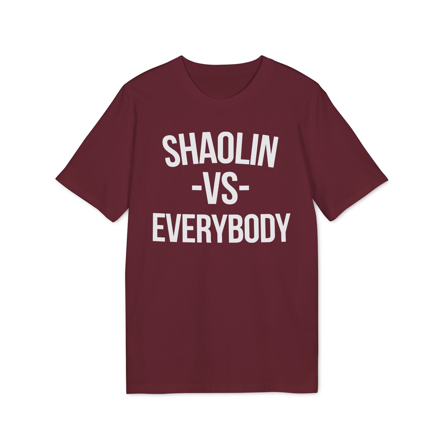 Shaolin vs Everybody Maglietta in Cotone Biologico