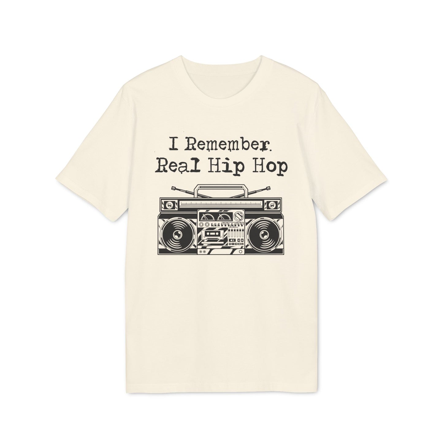 I Remember Real Hip Hop Maglietta in Cotone Biologico