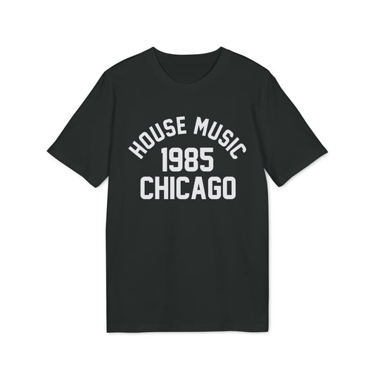House Music 1986 Chicago Maglietta in Cotone Biologico