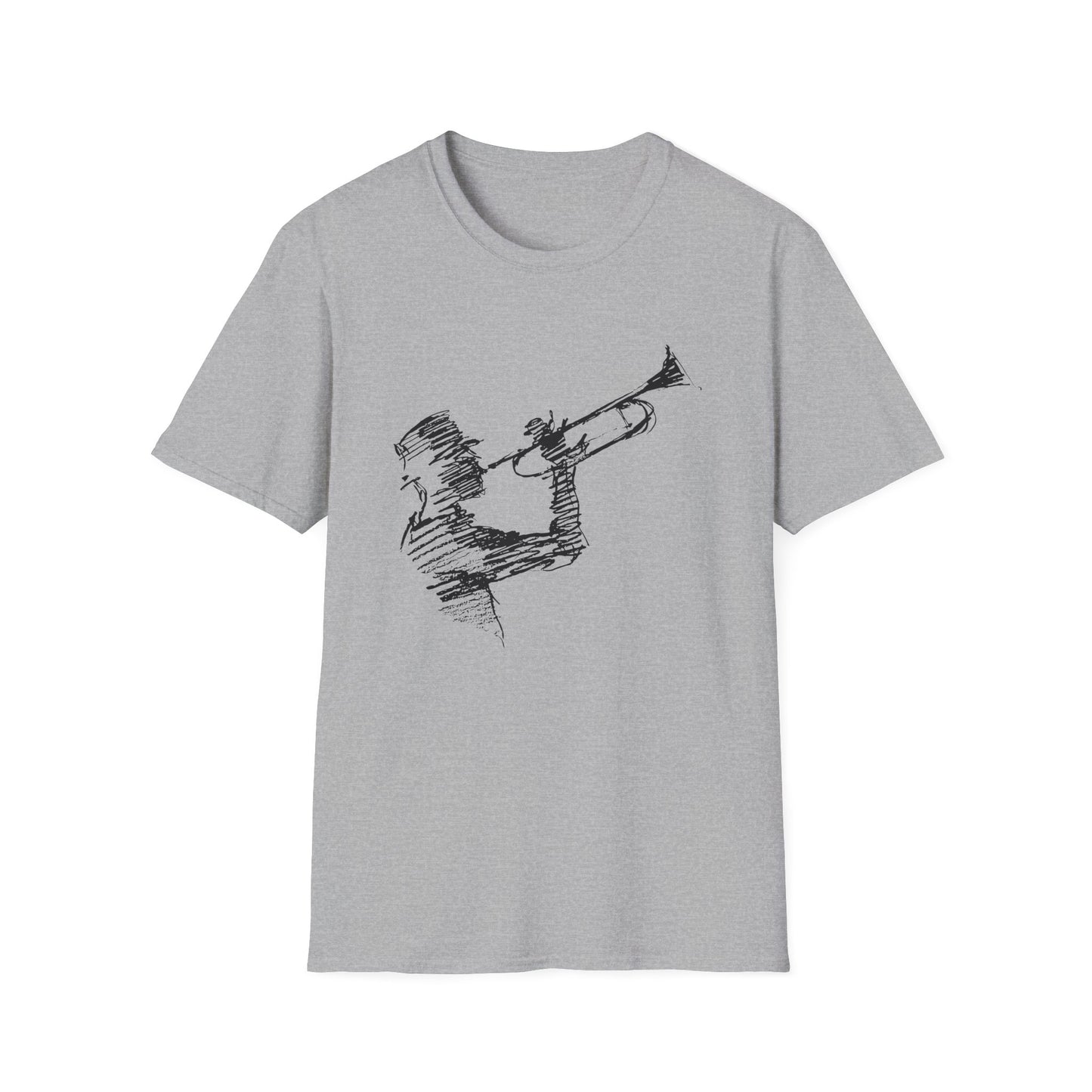 Jazz Trumpet Guy T Shirt (2XL) - DEADSTOCK - ULTIMO PEZZO - 50% DI SCONTO