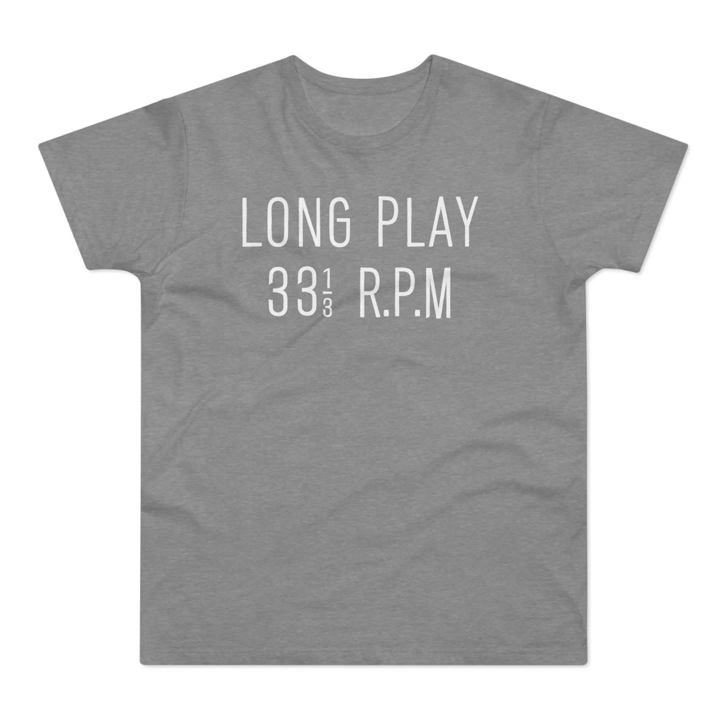 Long Play 33 1/3 RPM Maglietta Peso Medio
