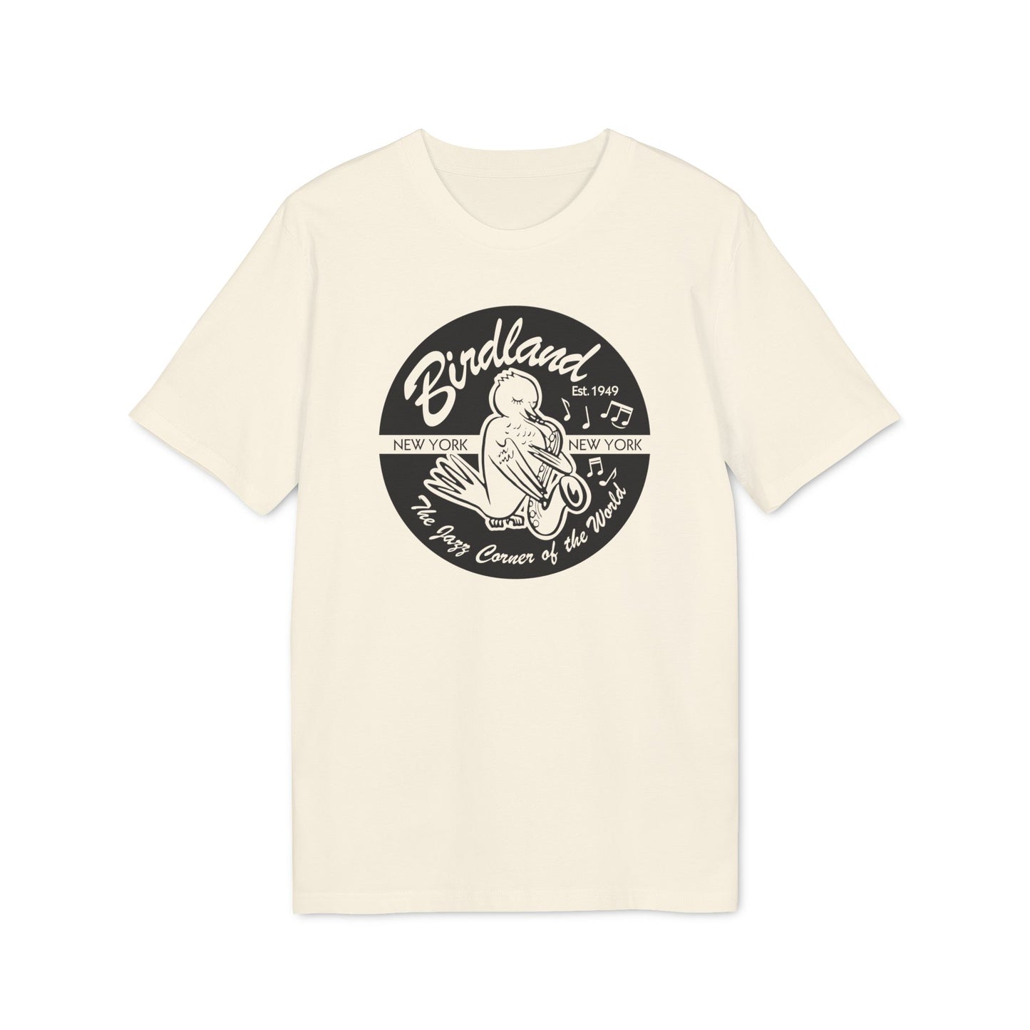 Birdland Jazz Club New York Maglietta in Cotone Biologico
