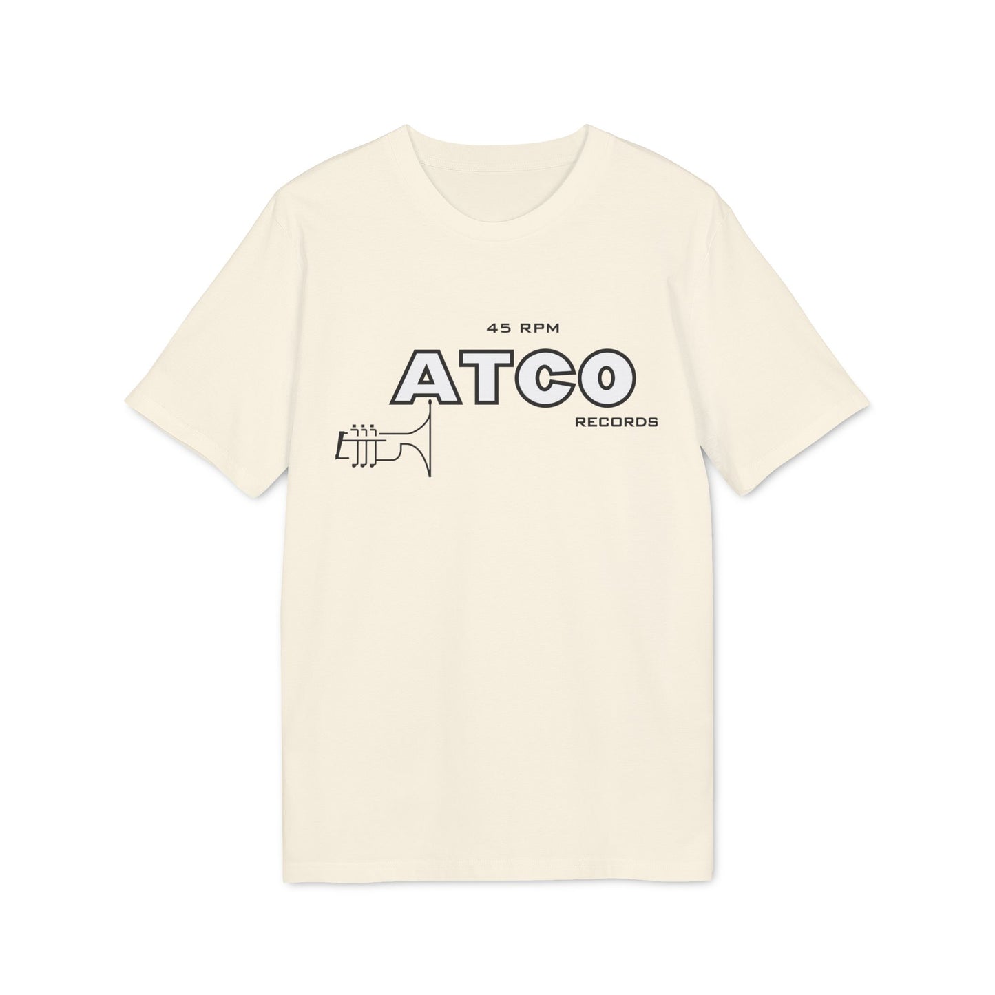 ATCO Records Maglietta in Cotone Biologico