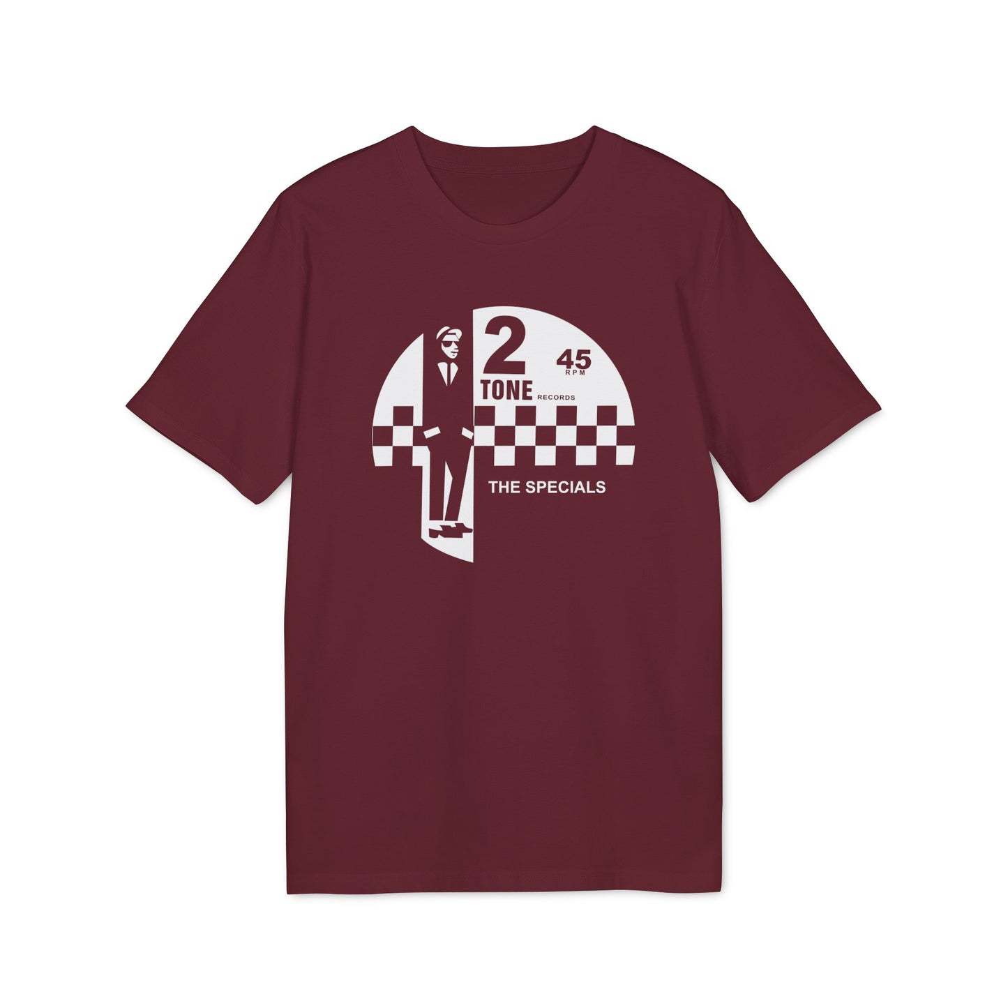 2 Tone Records Maglietta in Cotone Biologico