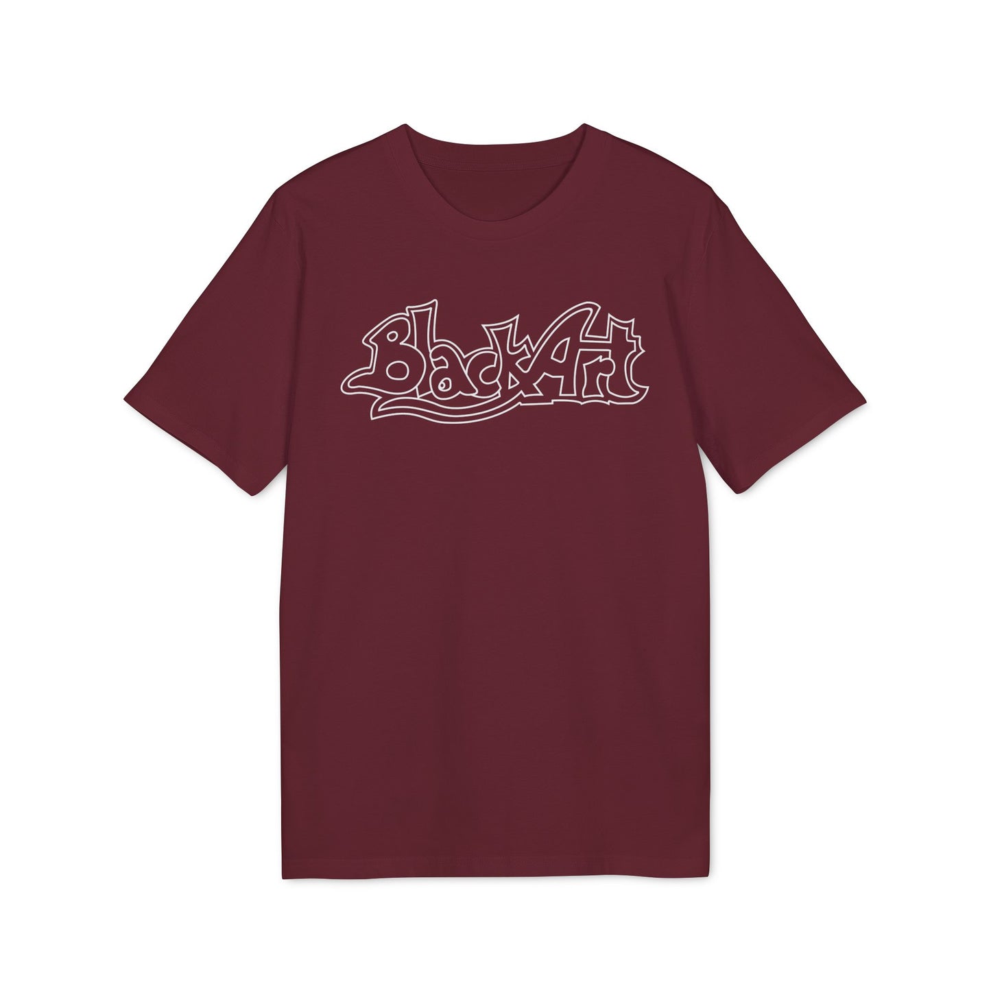 Black Art Records Maglietta in Cotone Biologico