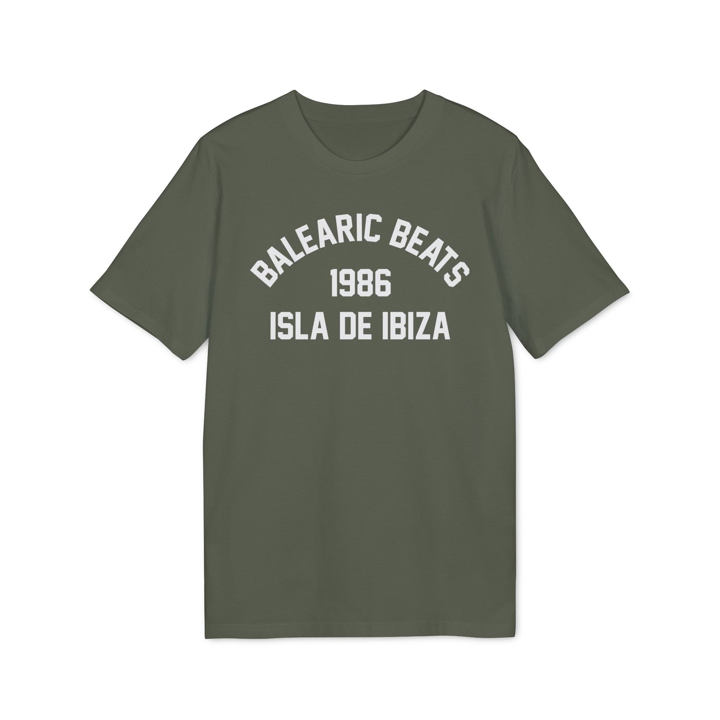Balearic Beats Ibiza Maglietta in Cotone Biologico
