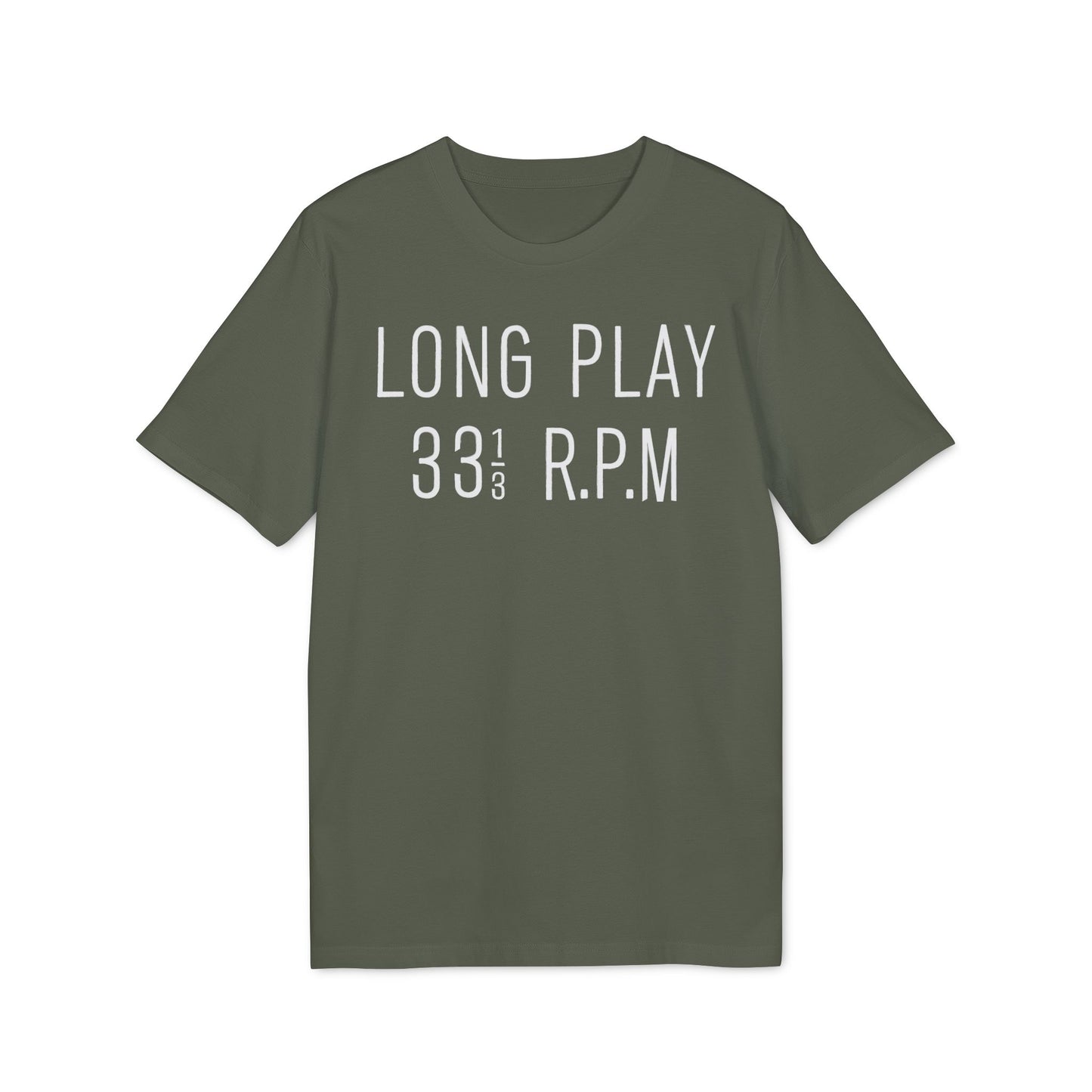 Long Play 33 1/3 RPM Maglietta in Cotone Biologico