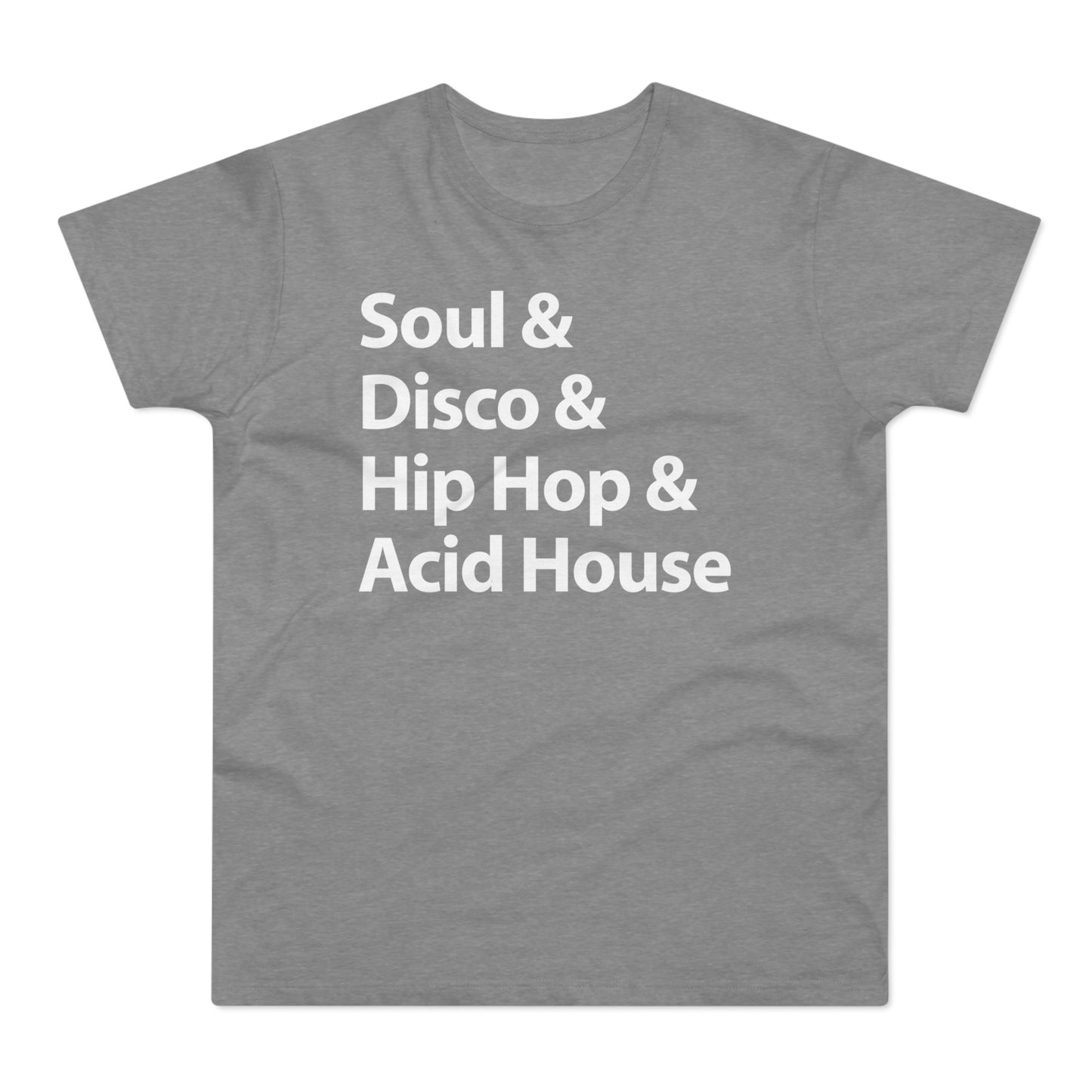 Soul Disco Hip Hop Acid House Maglietta Peso Medio
