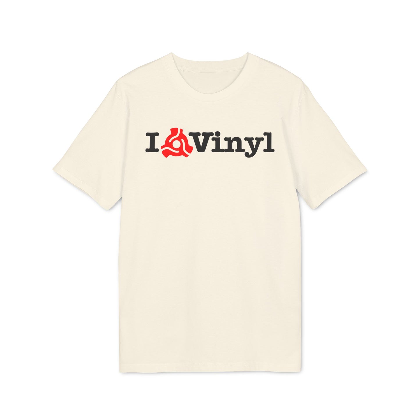 I Love Vinyl Maglietta in Cotone Biologico
