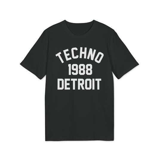 Techno Detroit 1988 Maglietta in Cotone Biologico