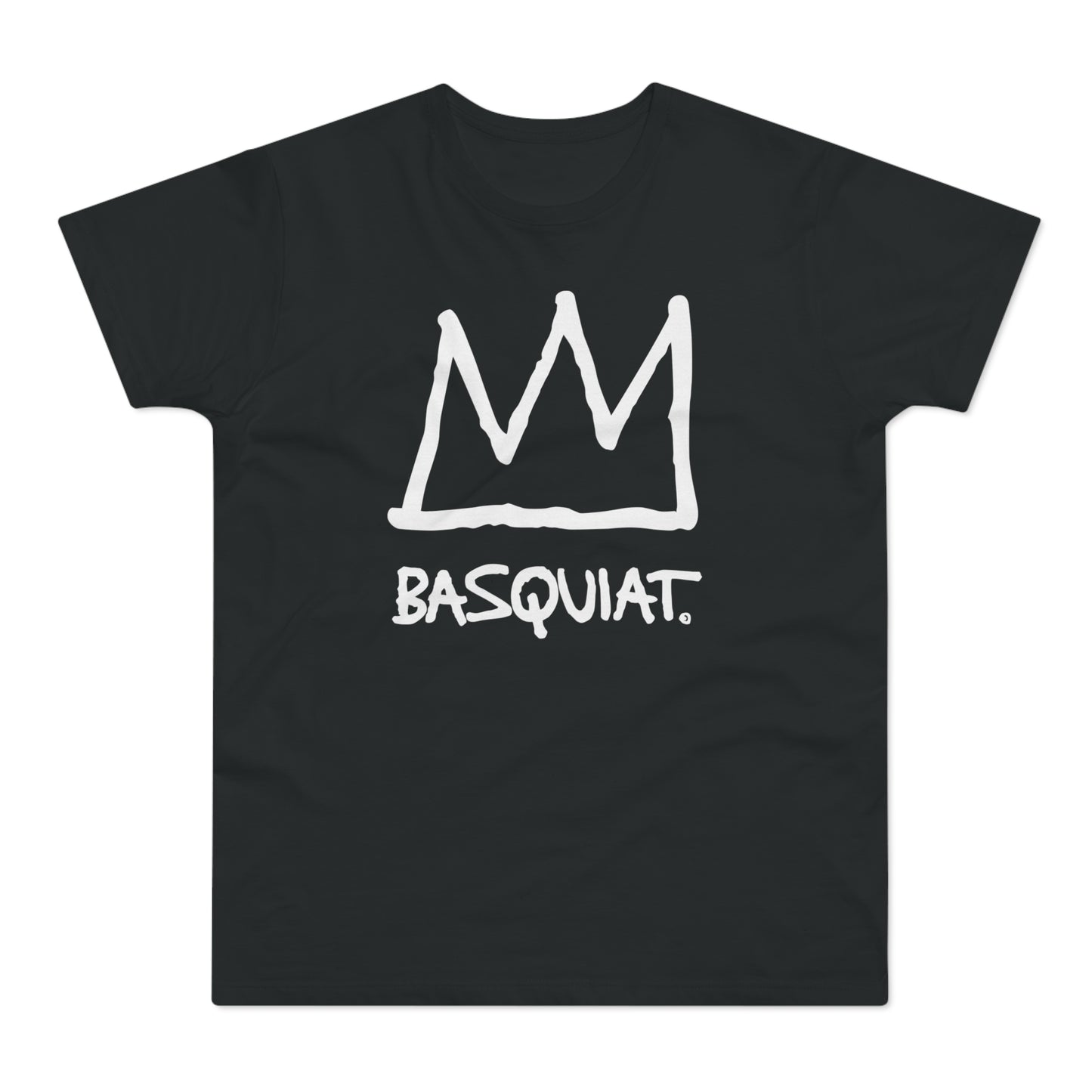 Jean Michel Basquiat Crown Logo Maglietta Peso Medio