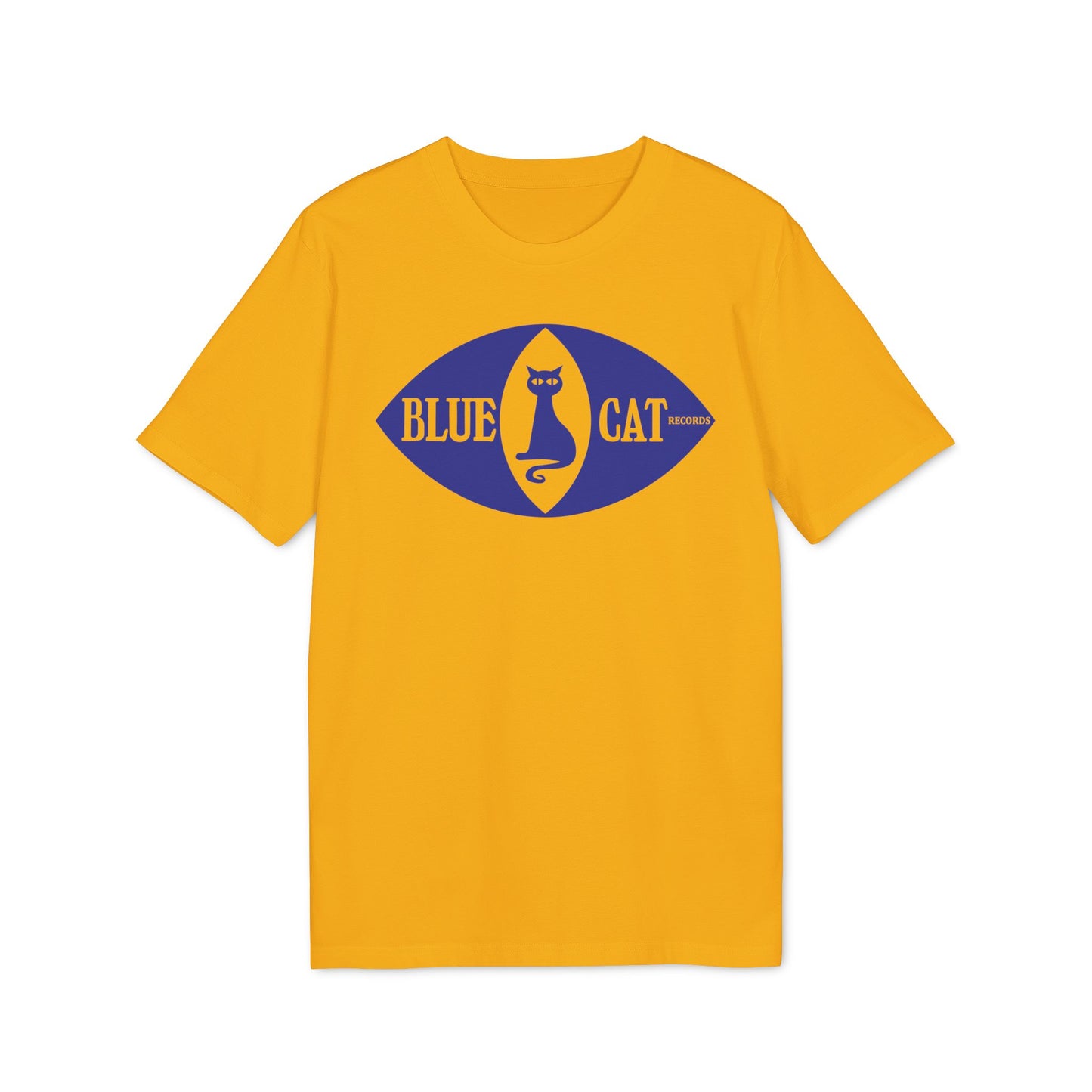 Blue Cat Records Eye Maglietta in Cotone Biologico