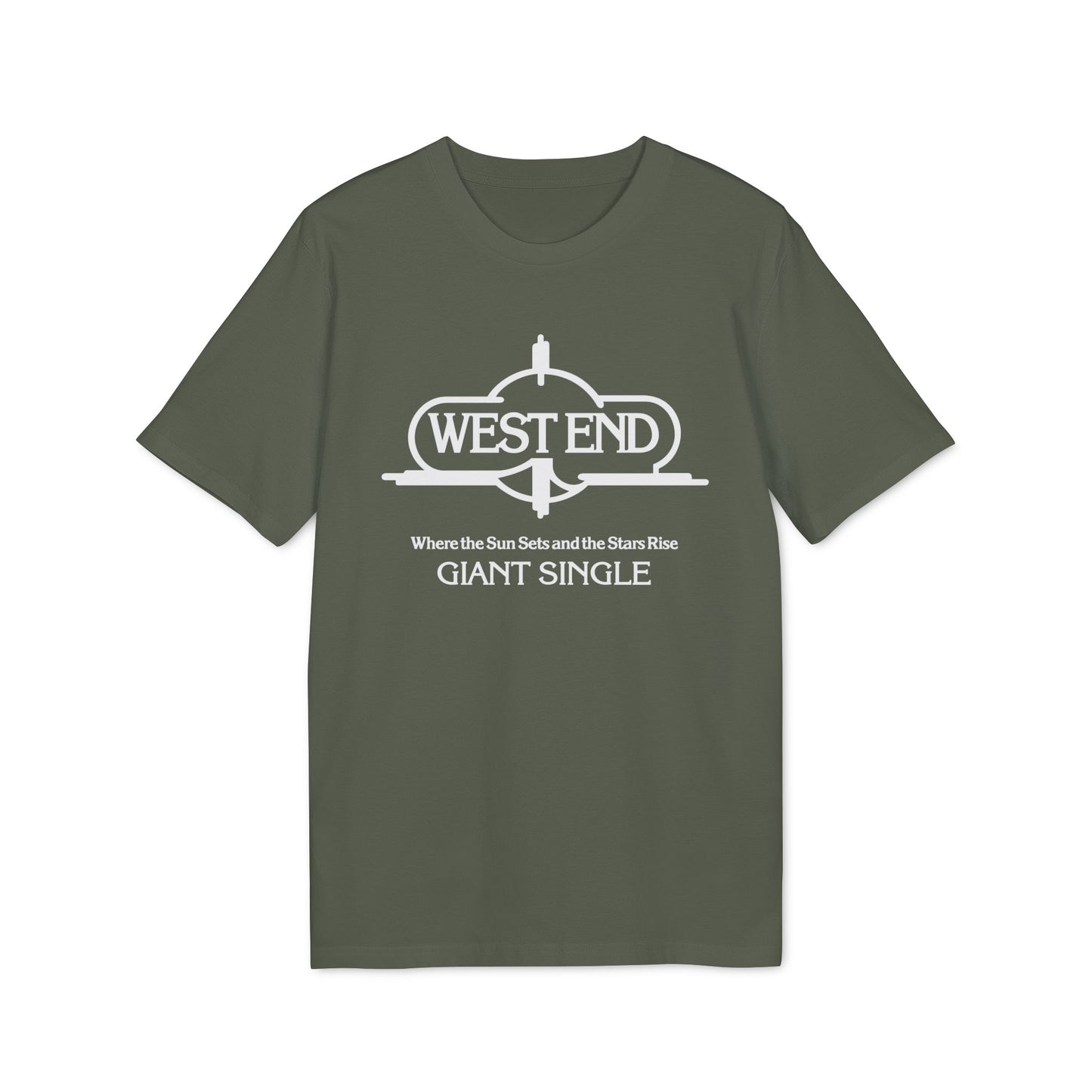West End Records "Where The Sun Sets" Maglietta in Cotone Biologico