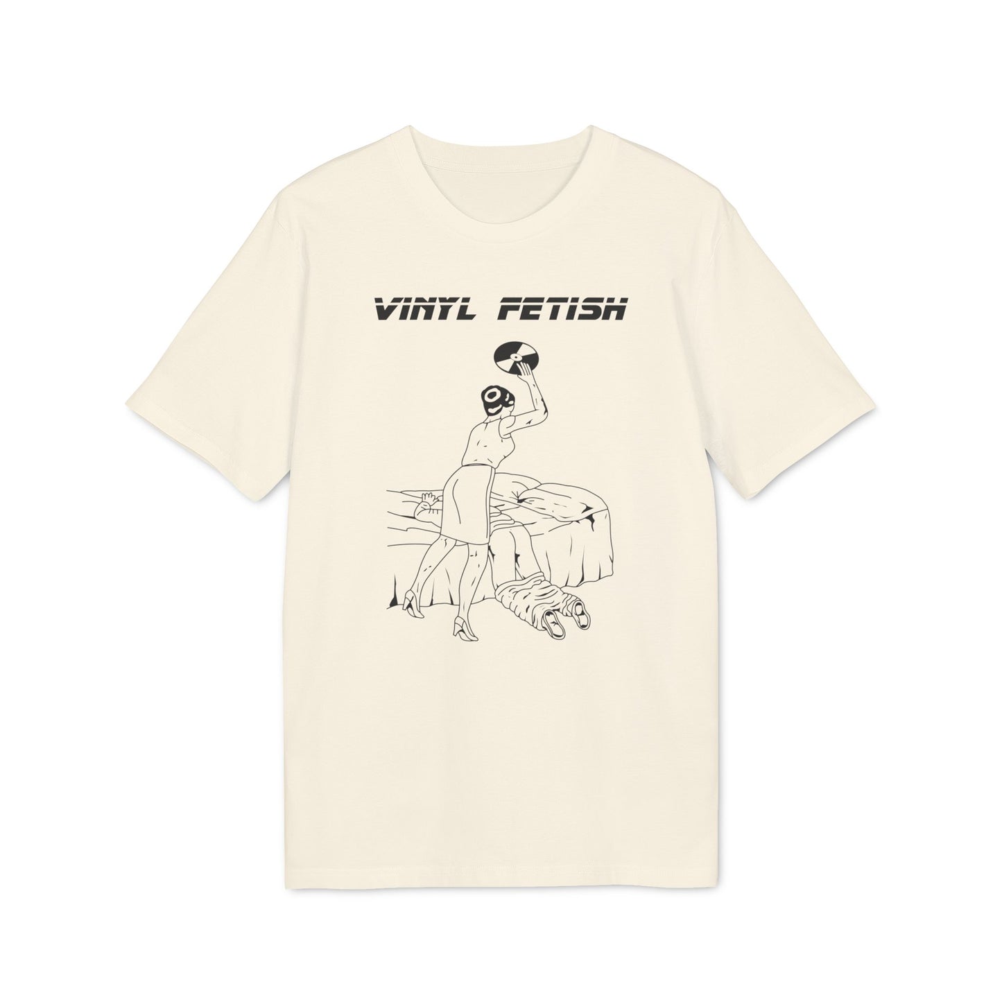 Vinyl Fetish Maglietta in Cotone Biologico