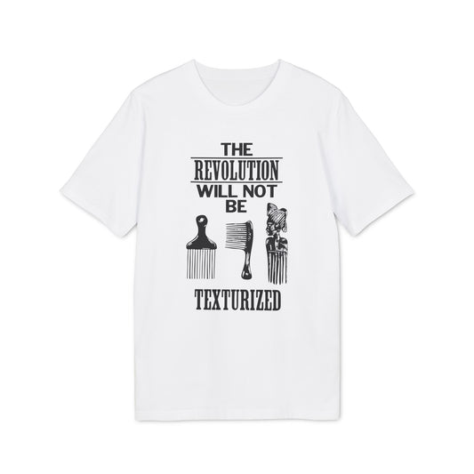 Revolution Will Not Be Texturised Maglietta in Cotone Biologico