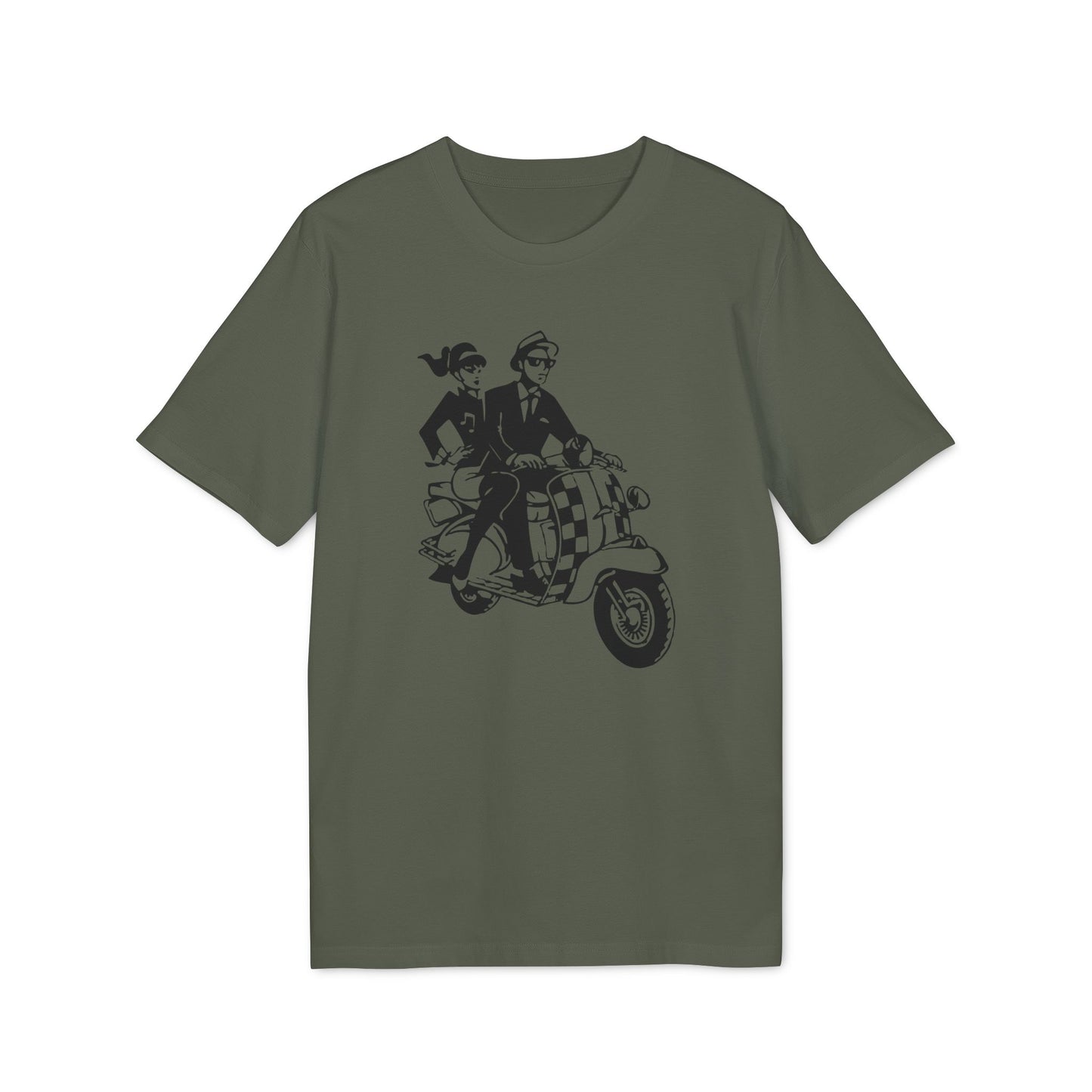 Rudeboy Scooter Maglietta in Cotone Biologico