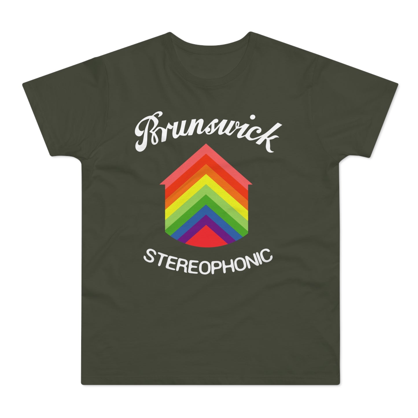 Brunswick Records Stereophonic Maglietta Peso Medio