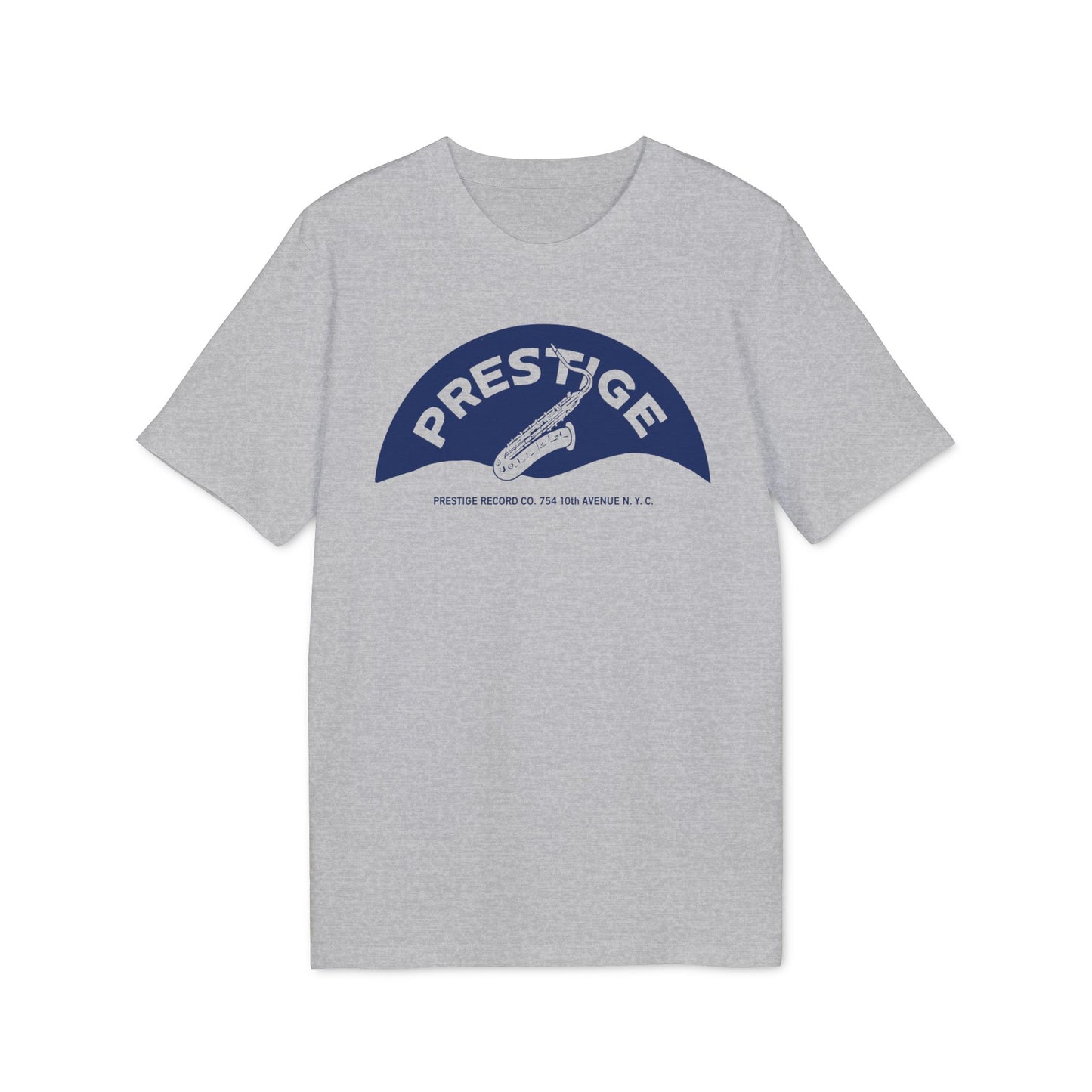 Prestige Records Maglietta in Cotone Biologico Saxophone Design