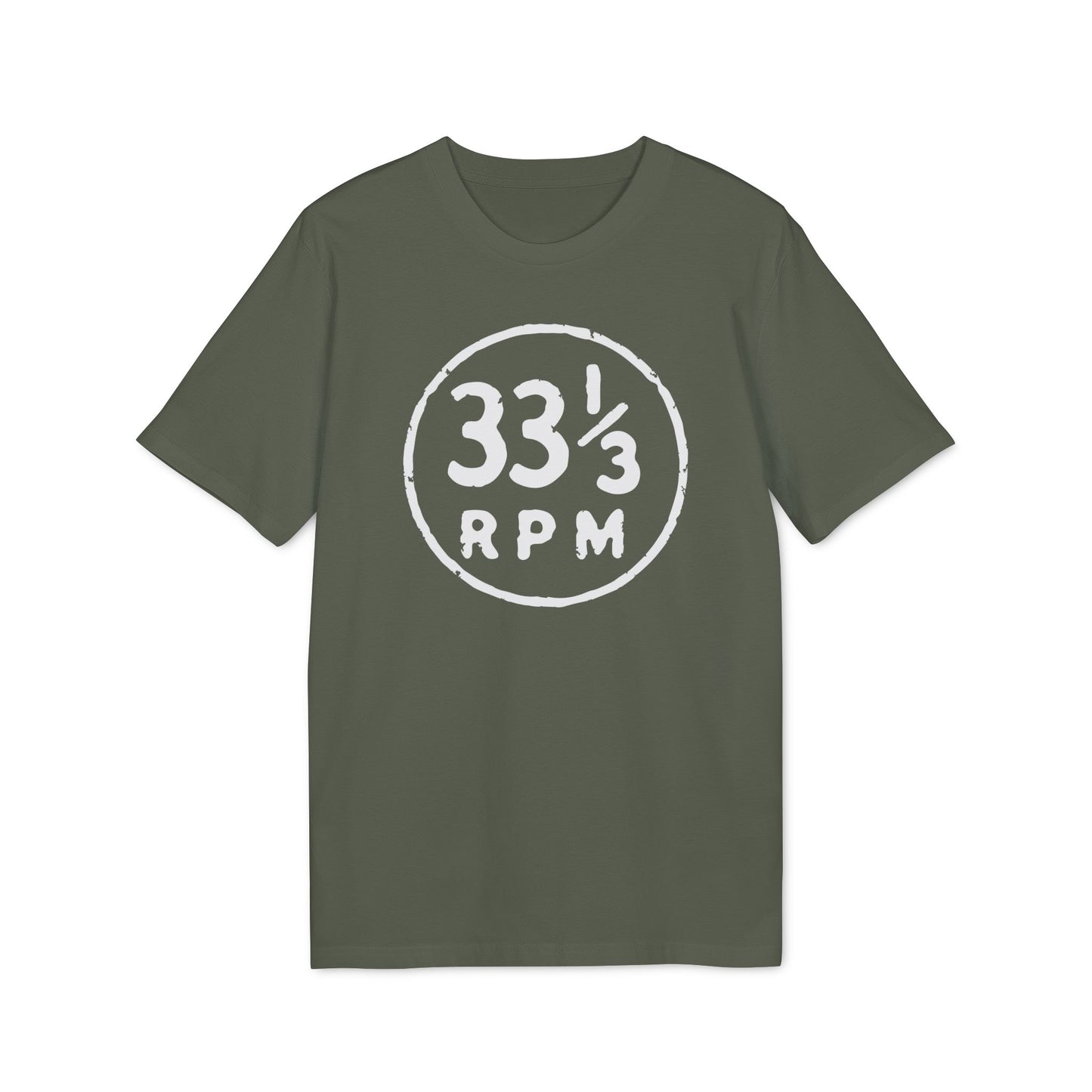 33 1/3 RPM Maglietta in Cotone Biologico