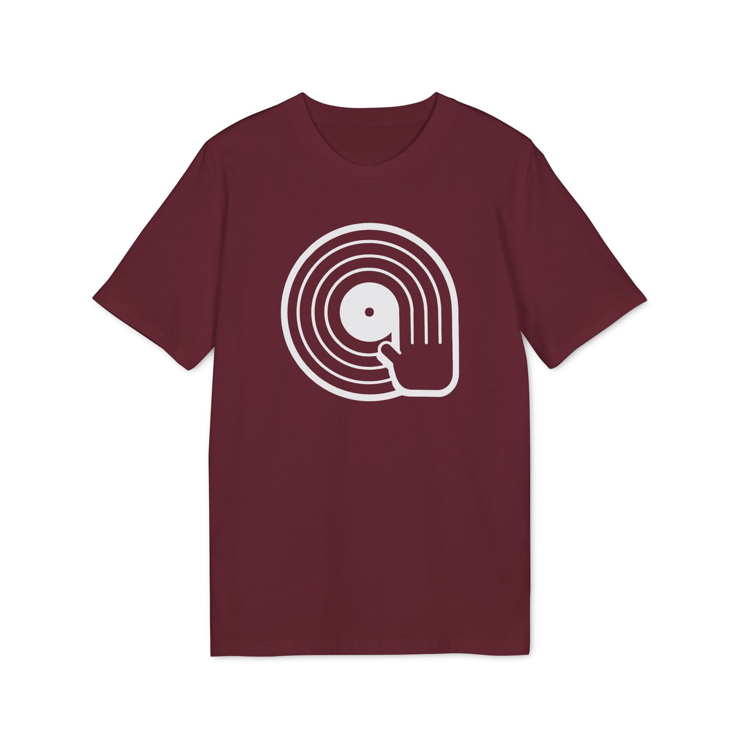 Vinyl Scratching Maglietta in Cotone Biologico