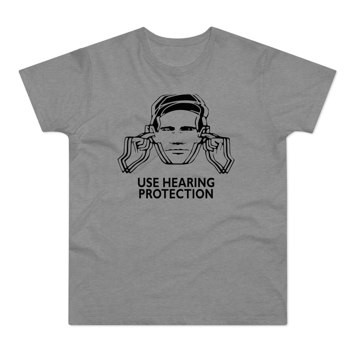 Use Hearing Protection Maglietta Peso Medio