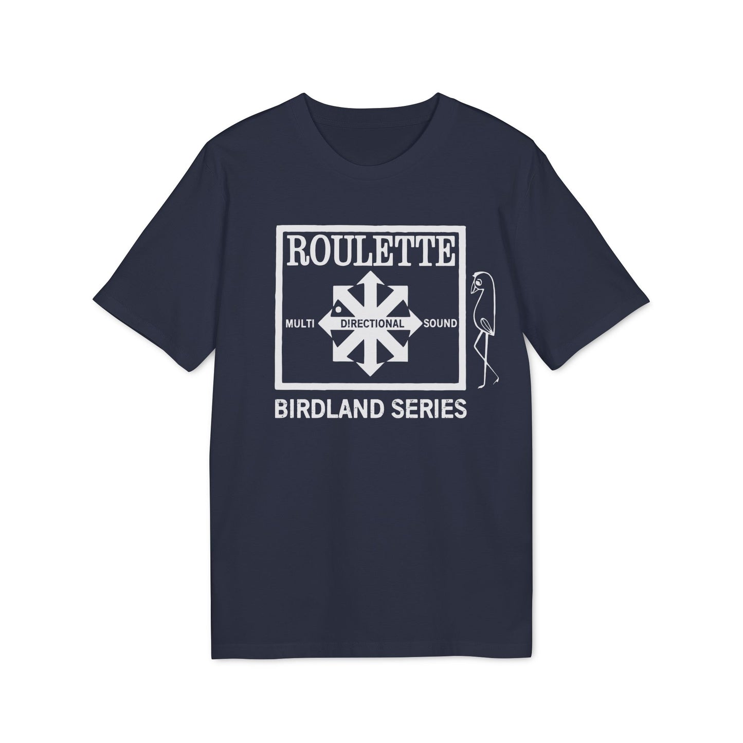 Roulette Records Birdland Series Maglietta in Cotone Biologico