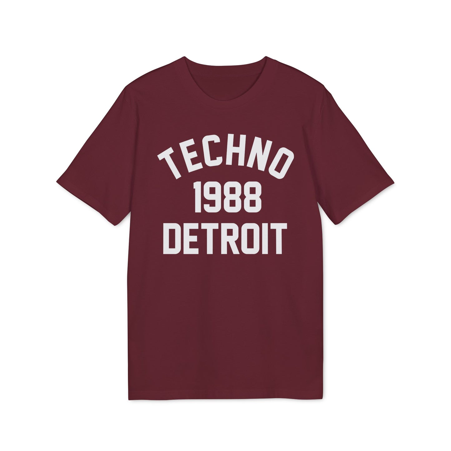 Techno Detroit 1988 Maglietta in Cotone Biologico