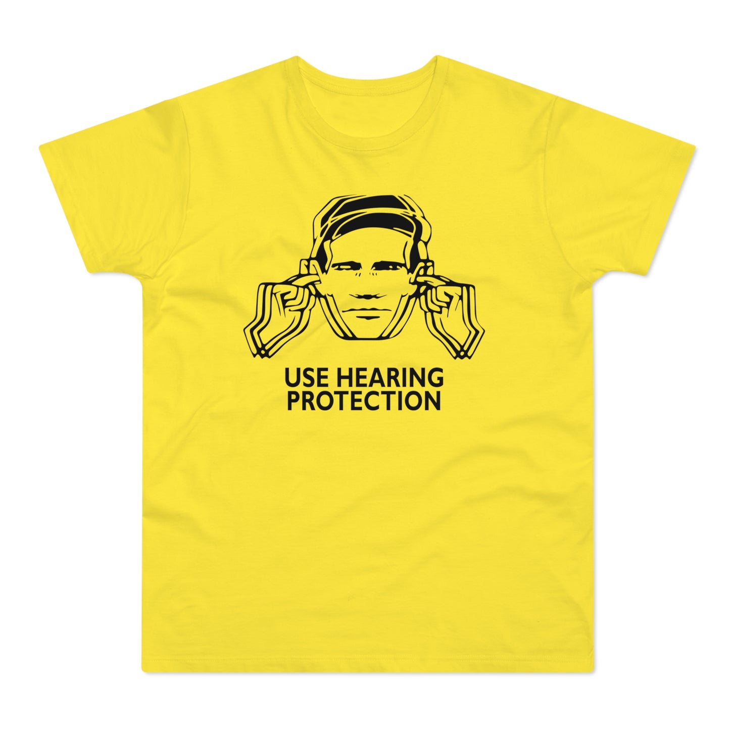 Use Hearing Protection Maglietta Peso Medio