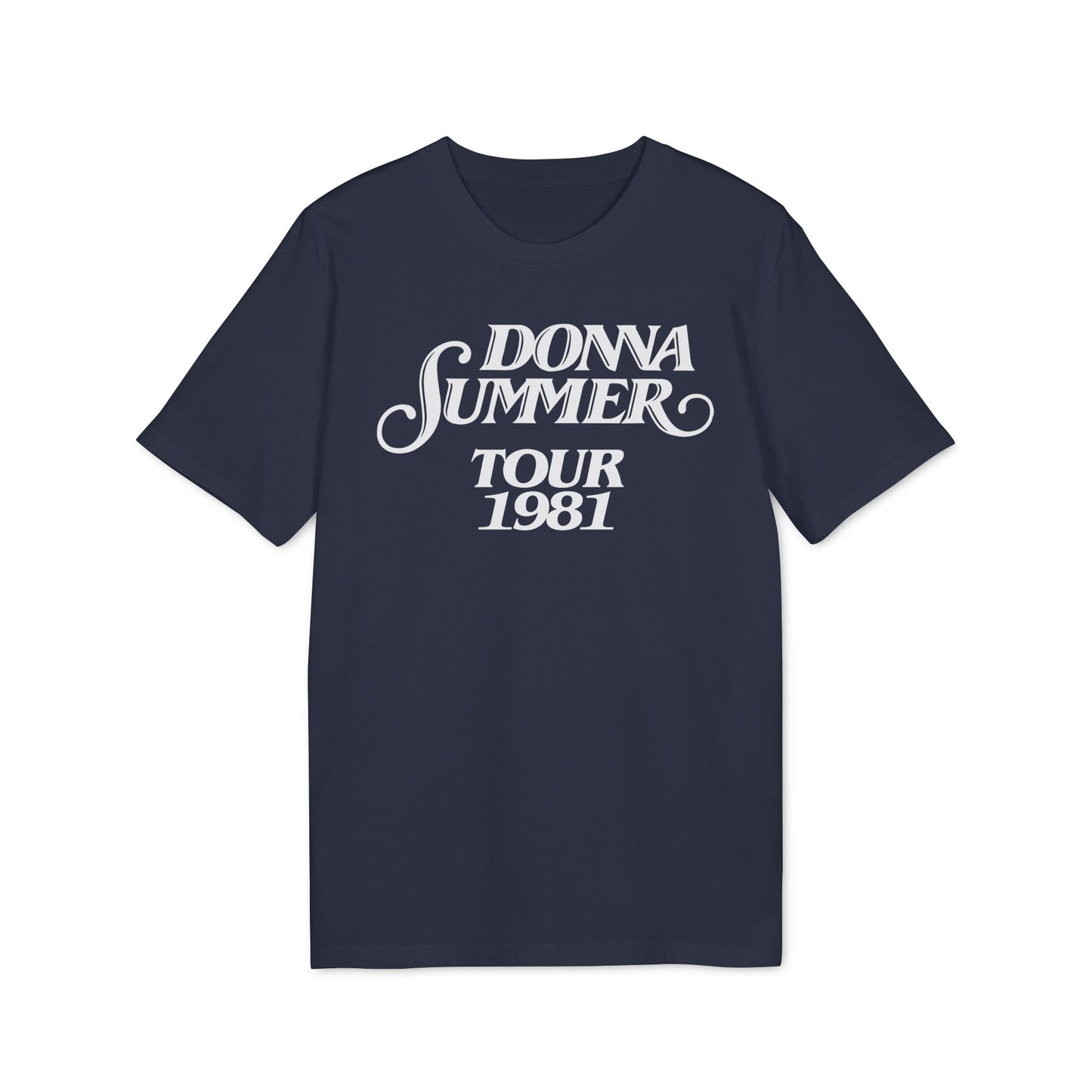Donna Summer Tour 1981 Maglietta in Cotone Biologico