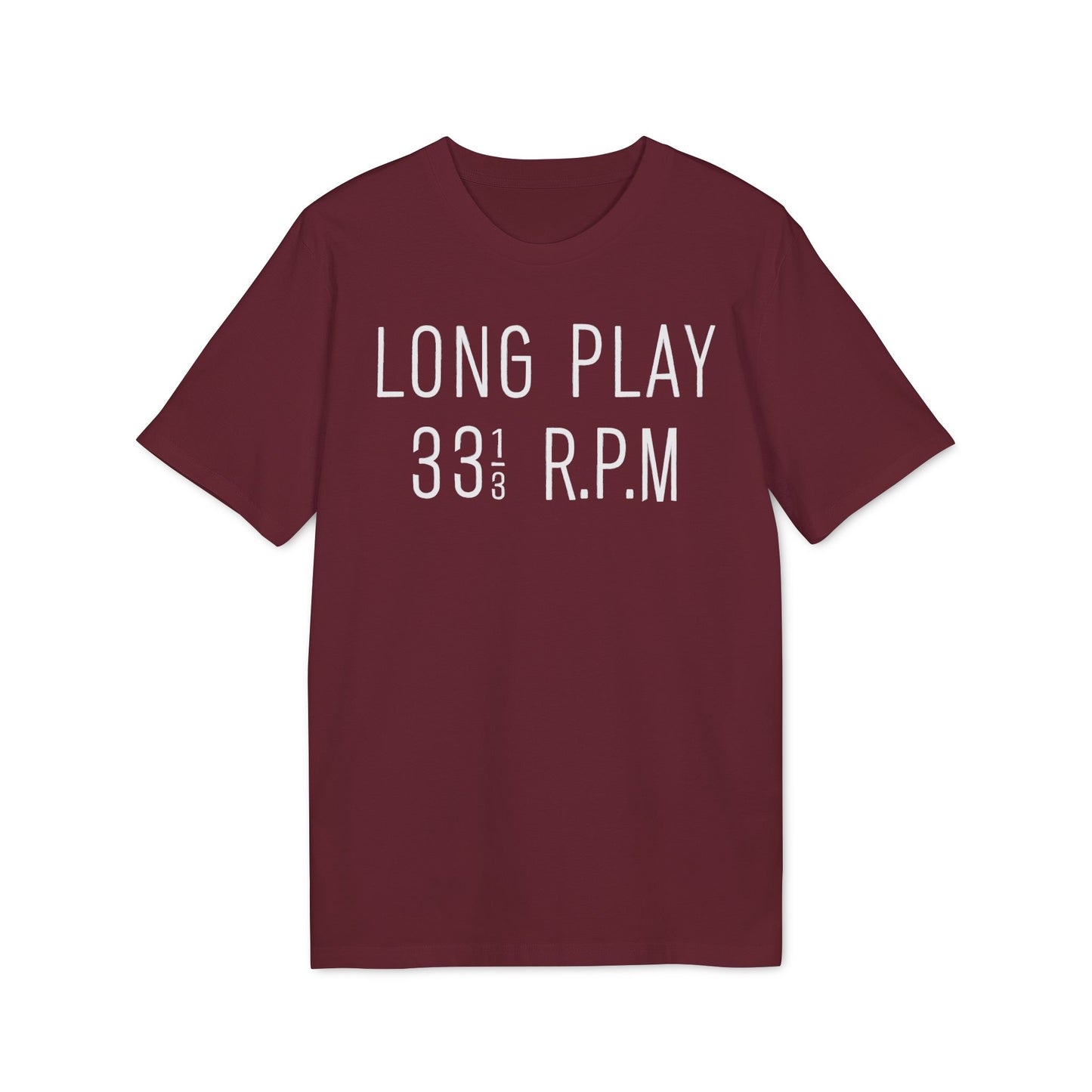 Long Play 33 1/3 RPM Maglietta in Cotone Biologico