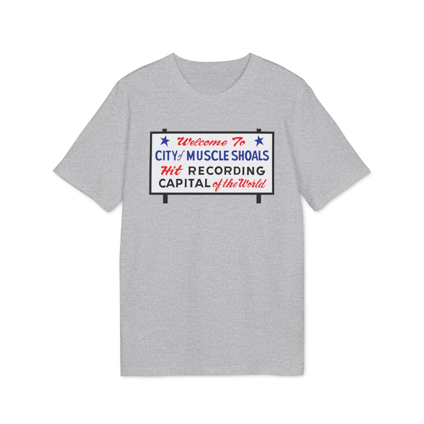 Welcome To Muscle Shoals Maglietta in Cotone Biologico