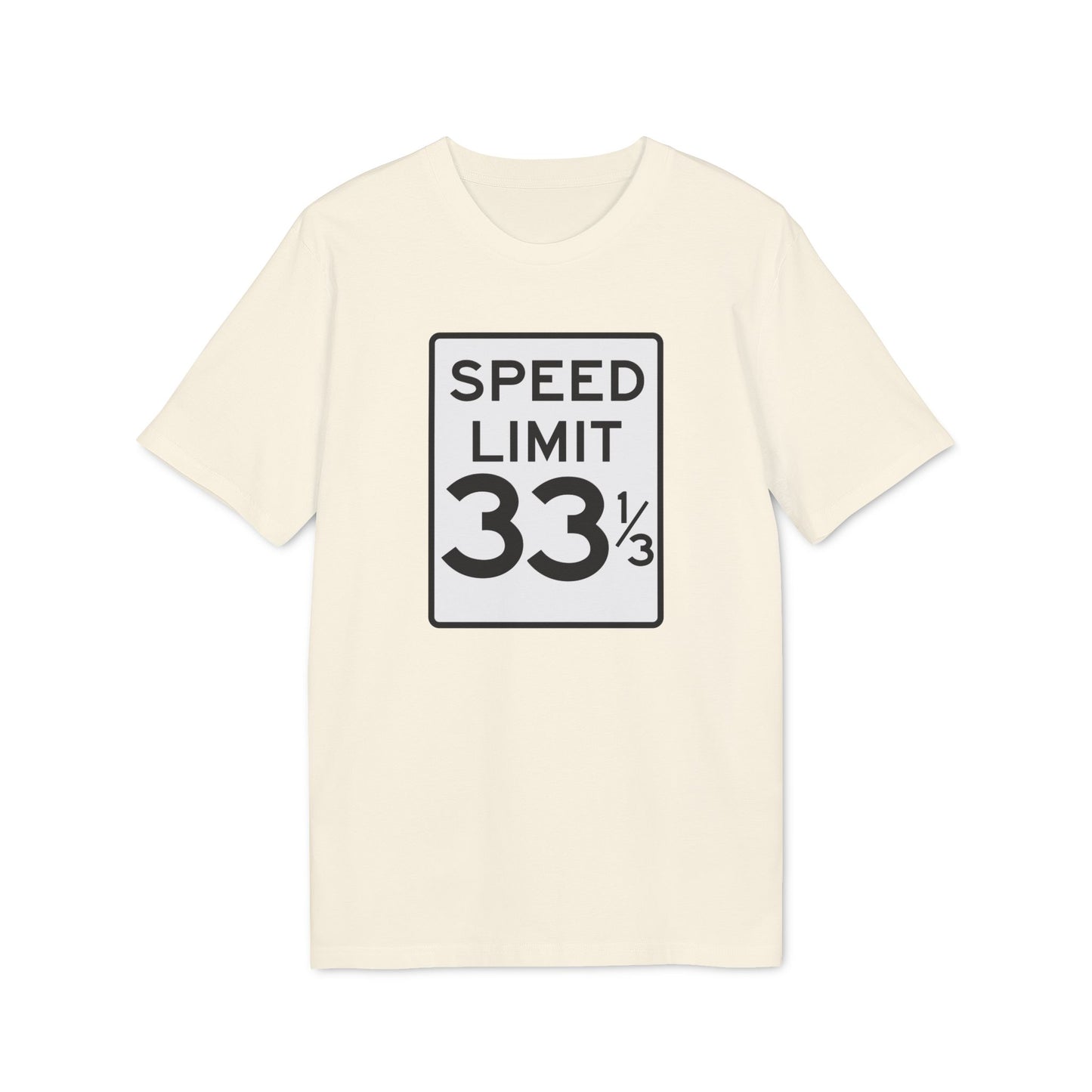 Speed Limit 33 RPM Maglietta in Cotone Biologico