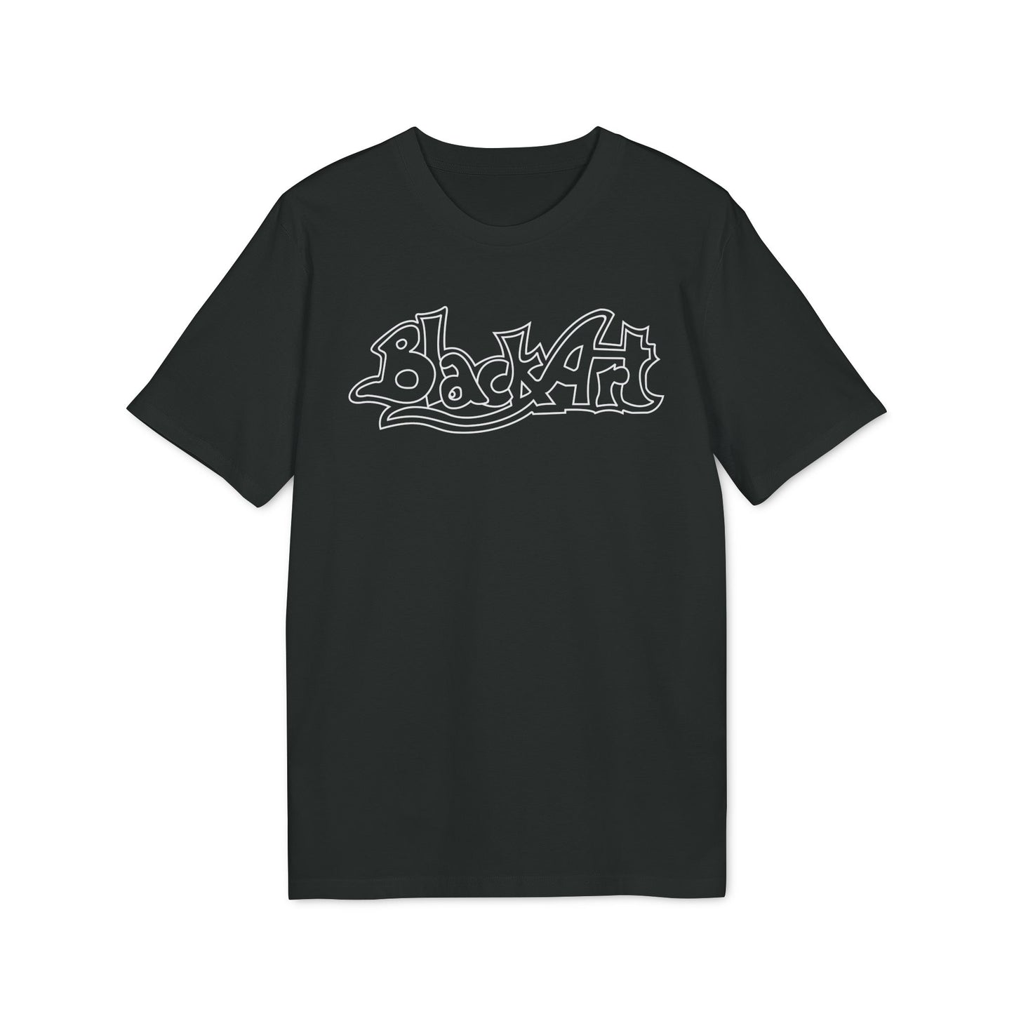 Black Art Records Maglietta in Cotone Biologico