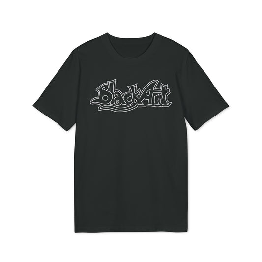 Black Art Records Maglietta in Cotone Biologico