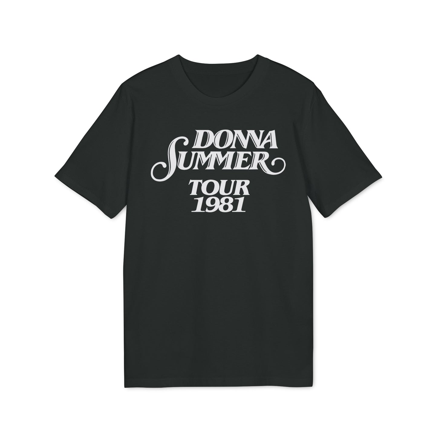 Donna Summer Tour 1981 Maglietta in Cotone Biologico